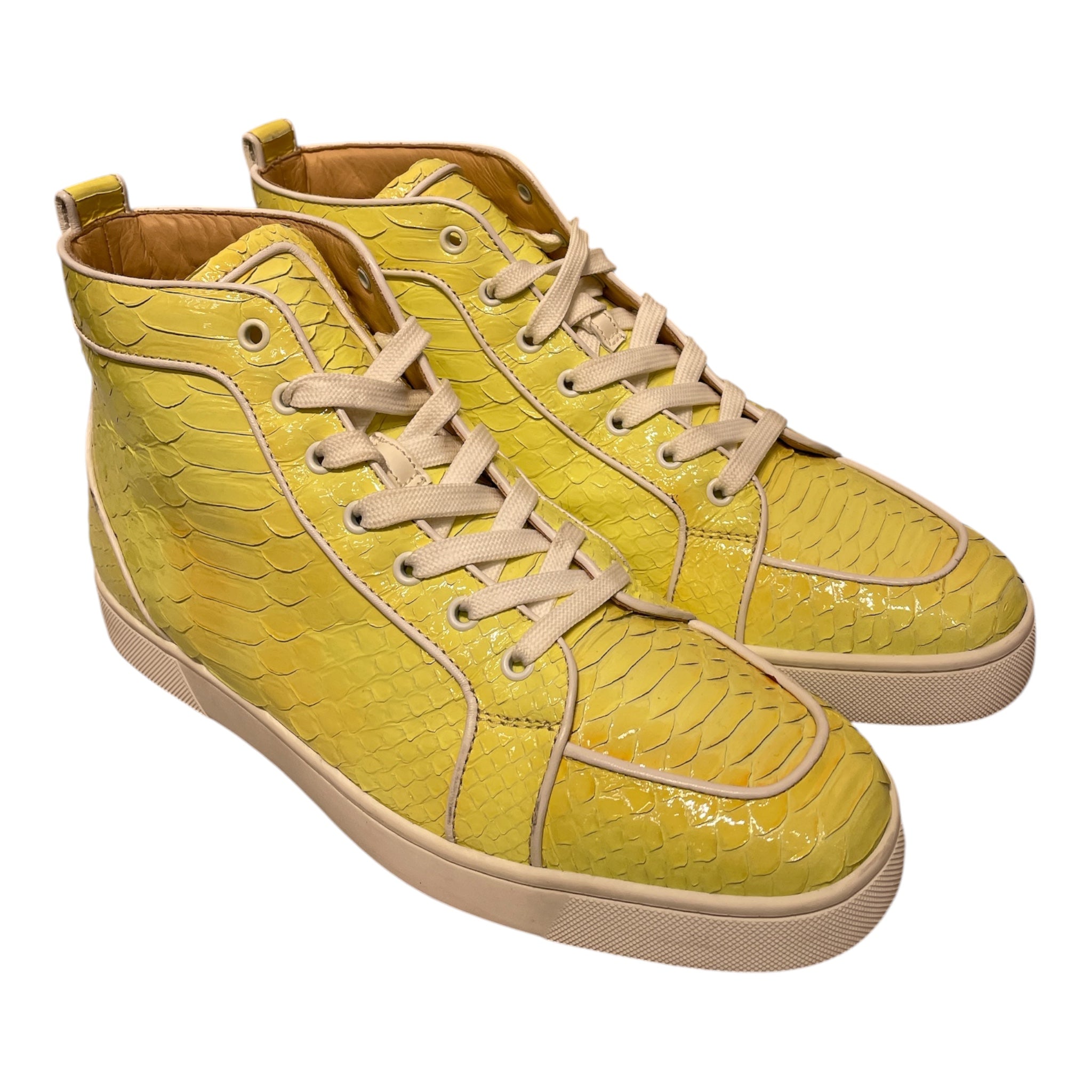 Christian Louboutin/Hi-Sneakers/EU 41/Leather/GRN/SNAKE SKIN view 1