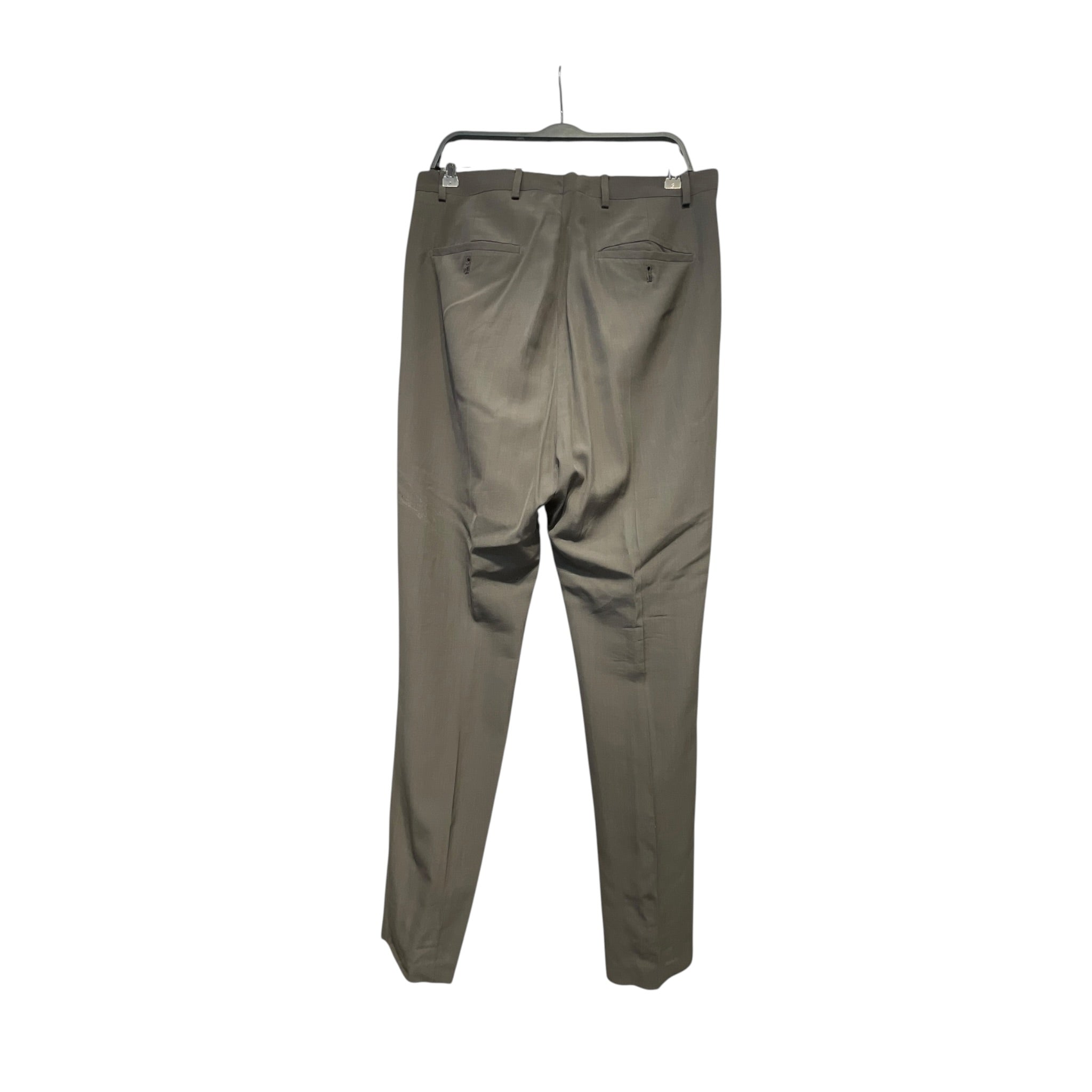 RICK OWENS DRKSHDW/Slacks/48/Wool/GRY/Button Fly/DIRT S/S 18 TROUSTERS view 2