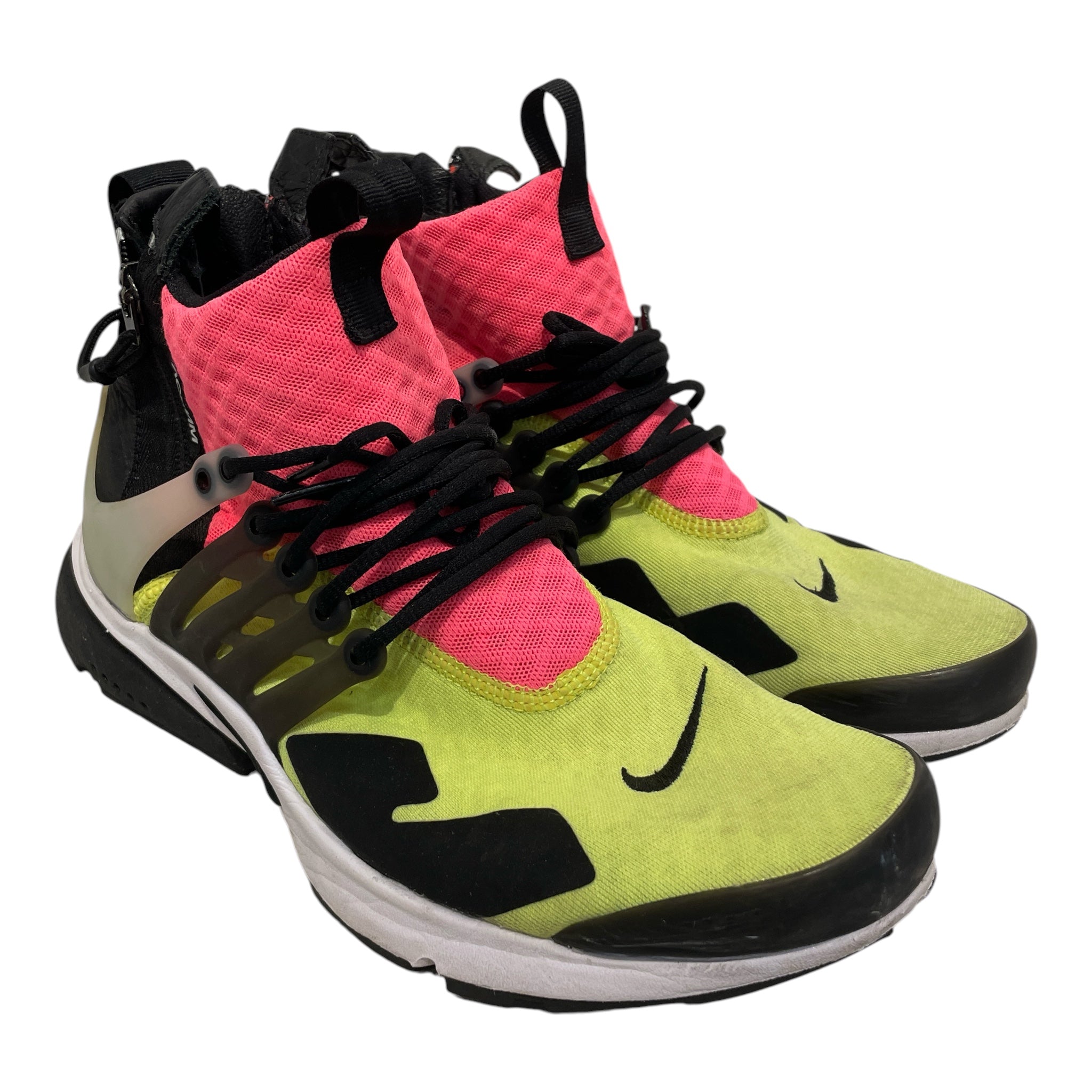 NIKE/AIR PRESTO MID /Hi-Sneakers/XS/YEL/844672-100 view 1
