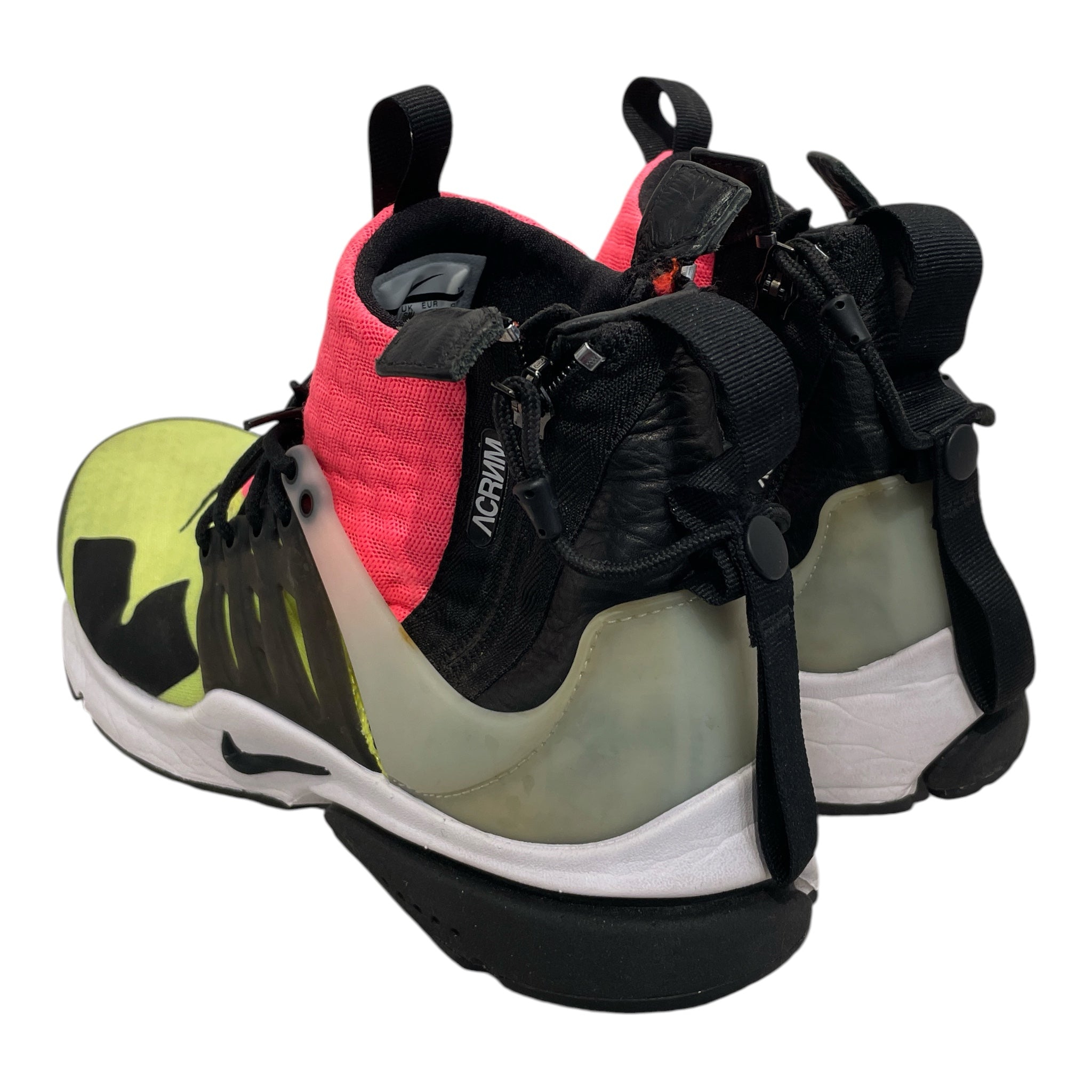 NIKE/AIR PRESTO MID /Hi-Sneakers/XS/YEL/844672-100 view 2