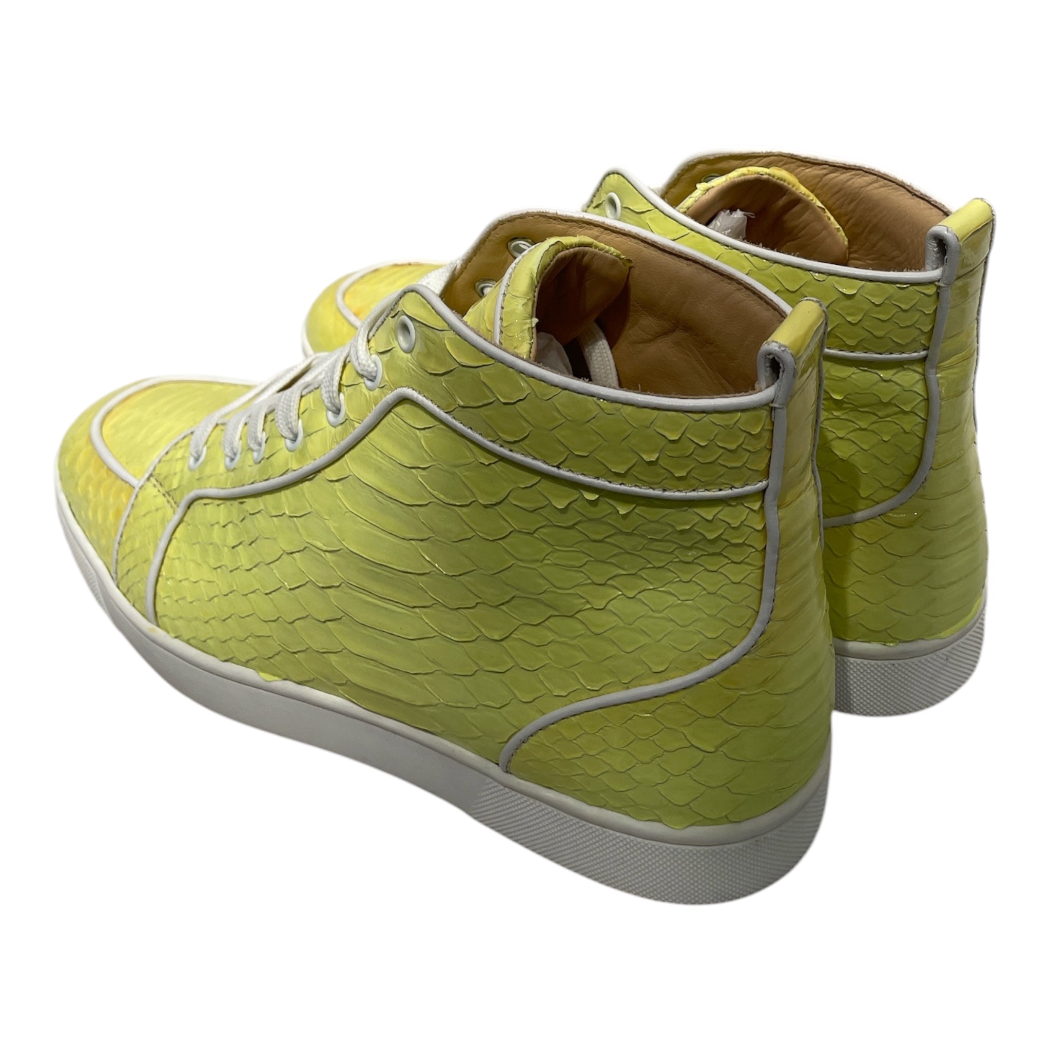 Christian Louboutin/Hi-Sneakers/EU 41/Leather/GRN/SNAKE SKIN view 2