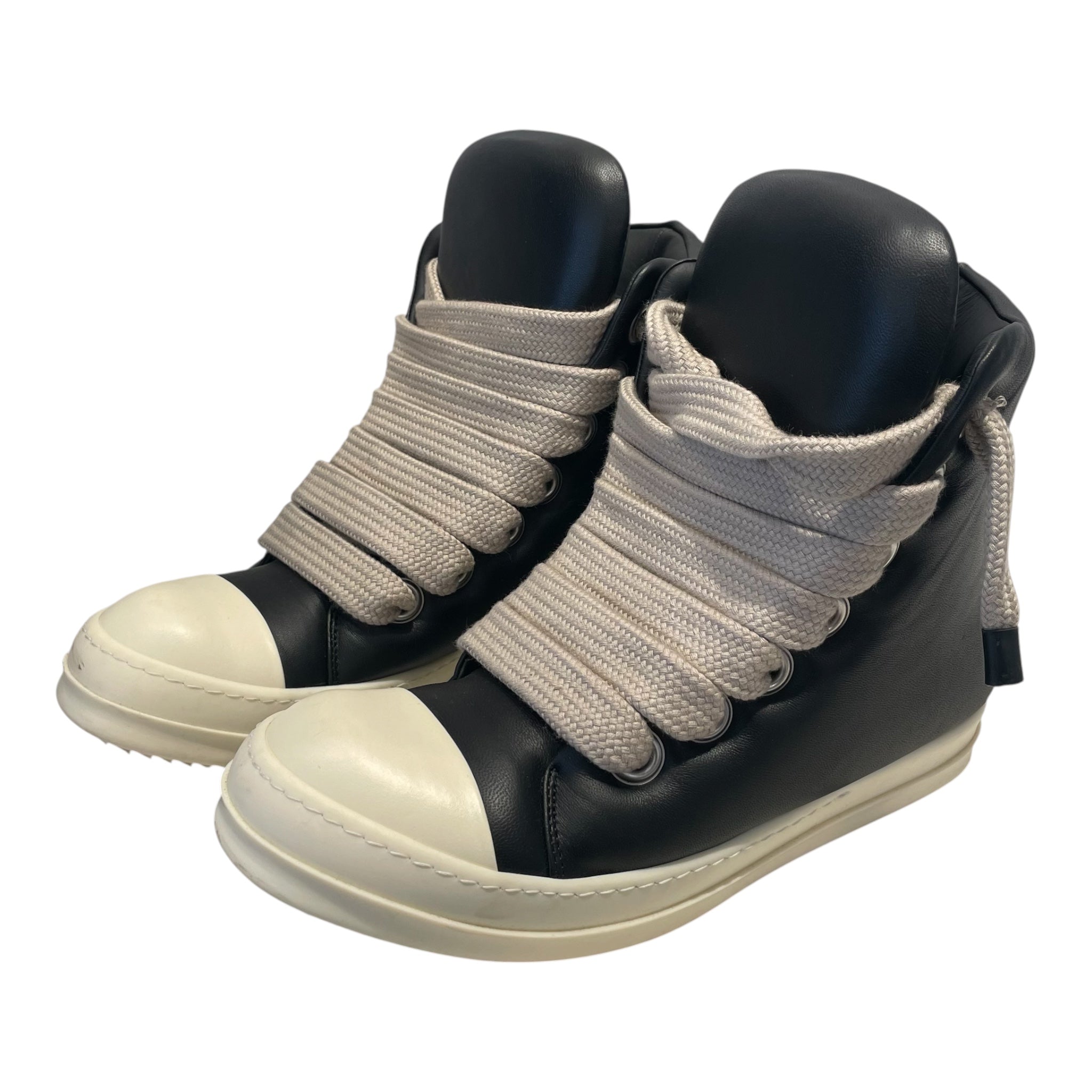 Rick Owens/Hi-Sneakers/EU 43/Leather/BLK/Jumbo Lace Padded Ramones view 1