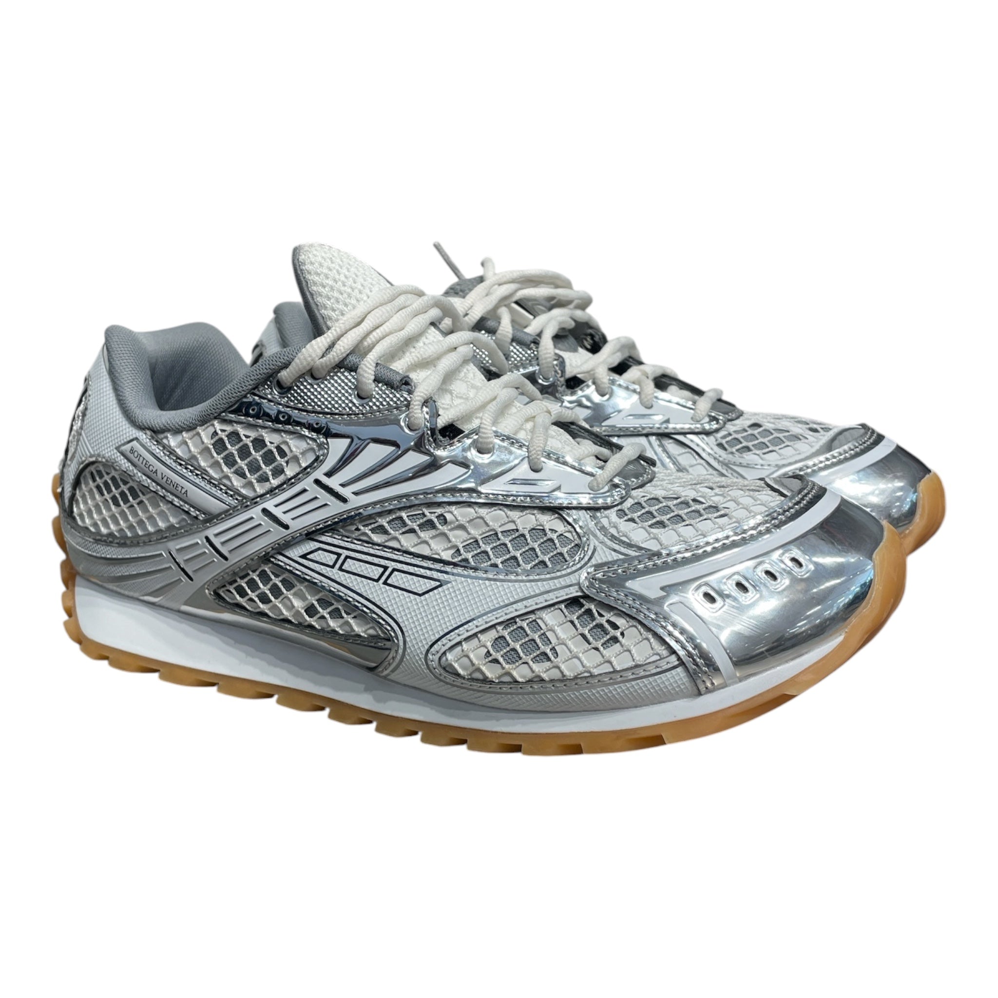 BOTTEGA VENETA/Low-Sneakers/EU 45/Cotton/SLV/SLIVER ORBIT SNEAKERS view 1