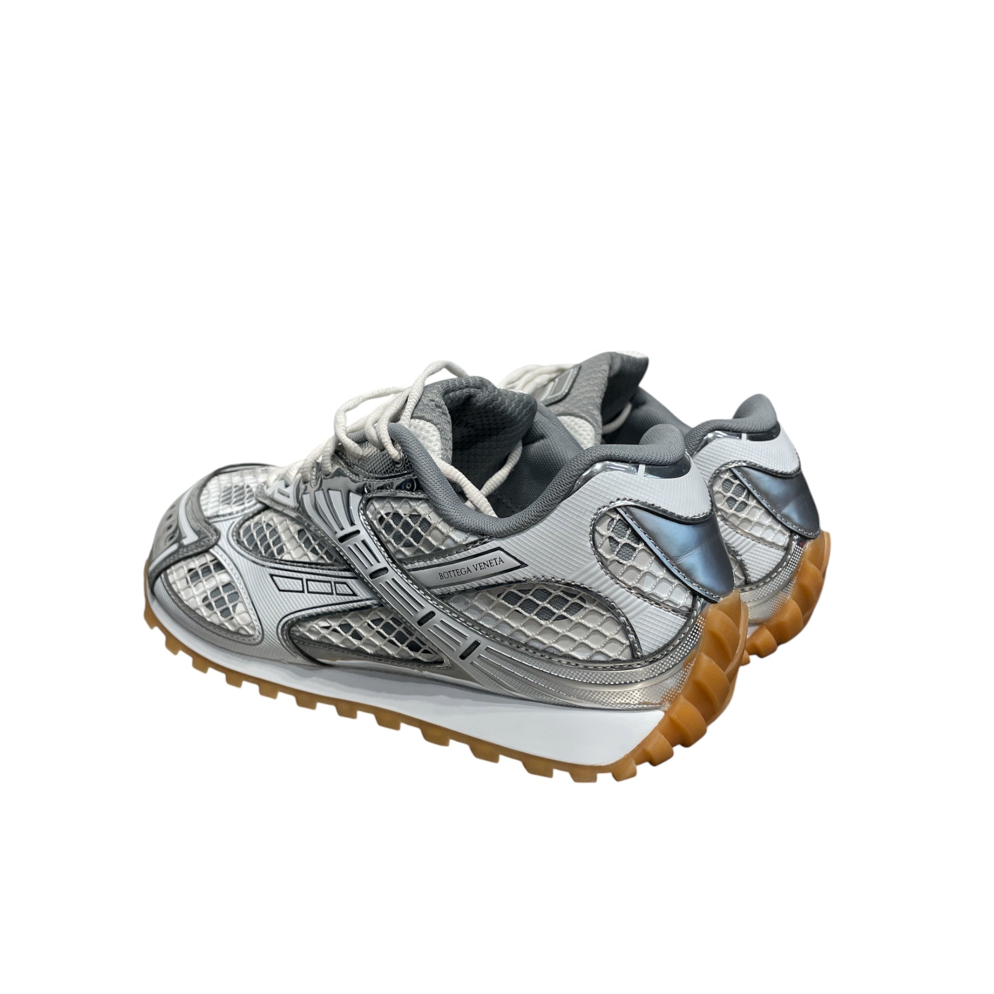 BOTTEGA VENETA/Low-Sneakers/EU 45/Cotton/SLV/SLIVER ORBIT SNEAKERS view 2