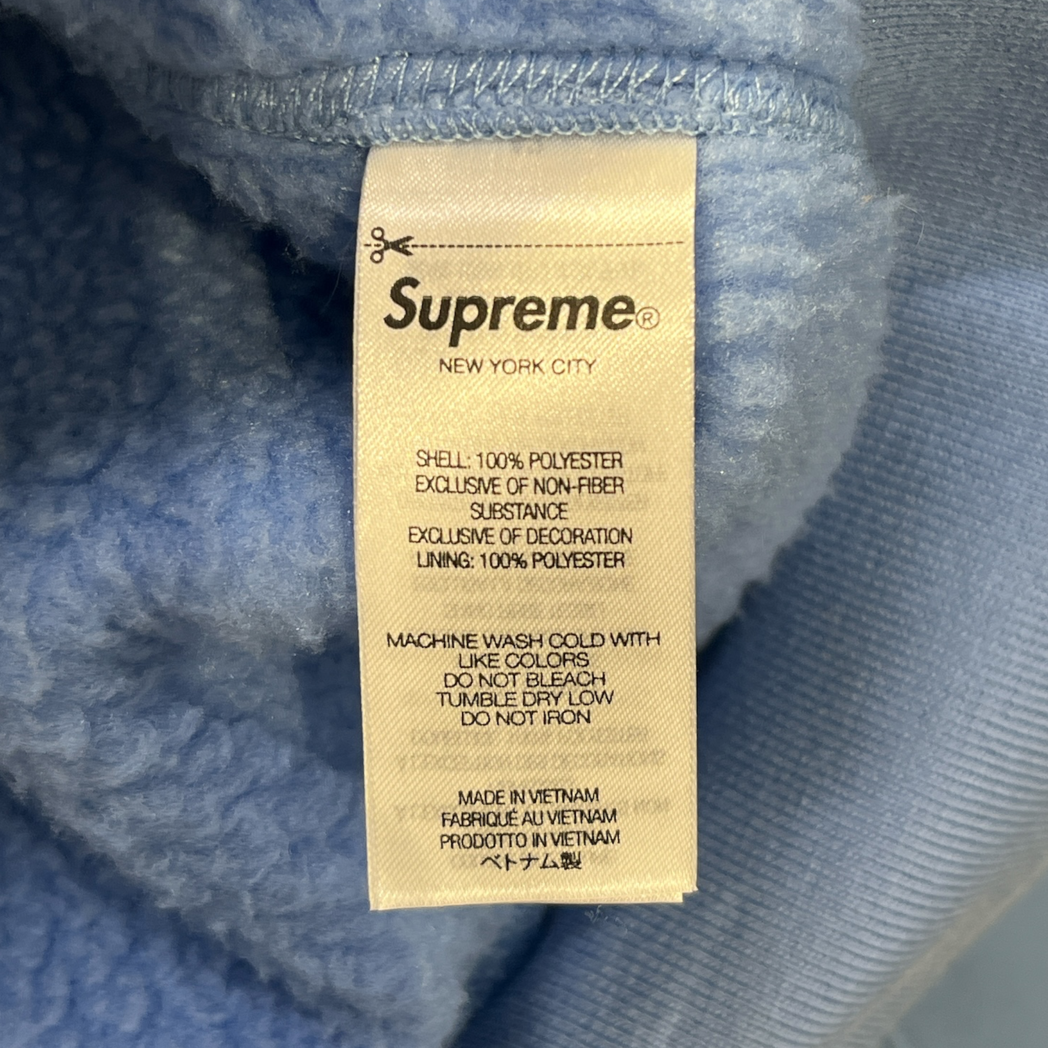 Supreme/Jacket/M/Polyester/BLU/WINDSTOPPER view 3