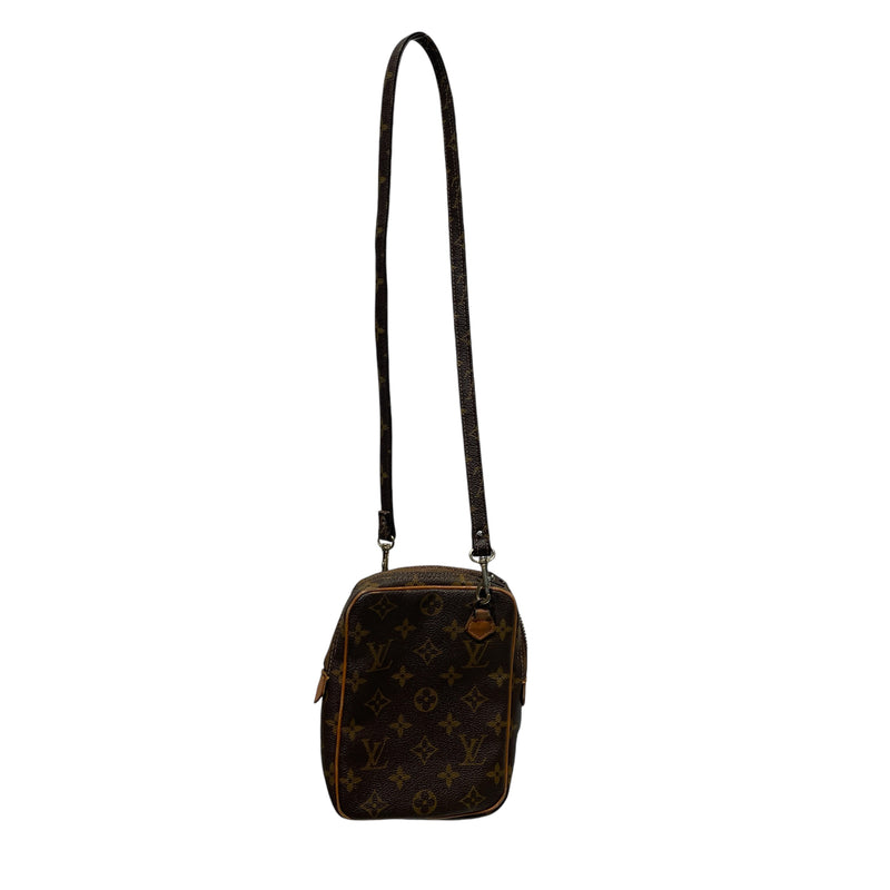 LOUIS VUITTON/Cross Body Bag/Monogram/Leather/BRW/monogram crossbody