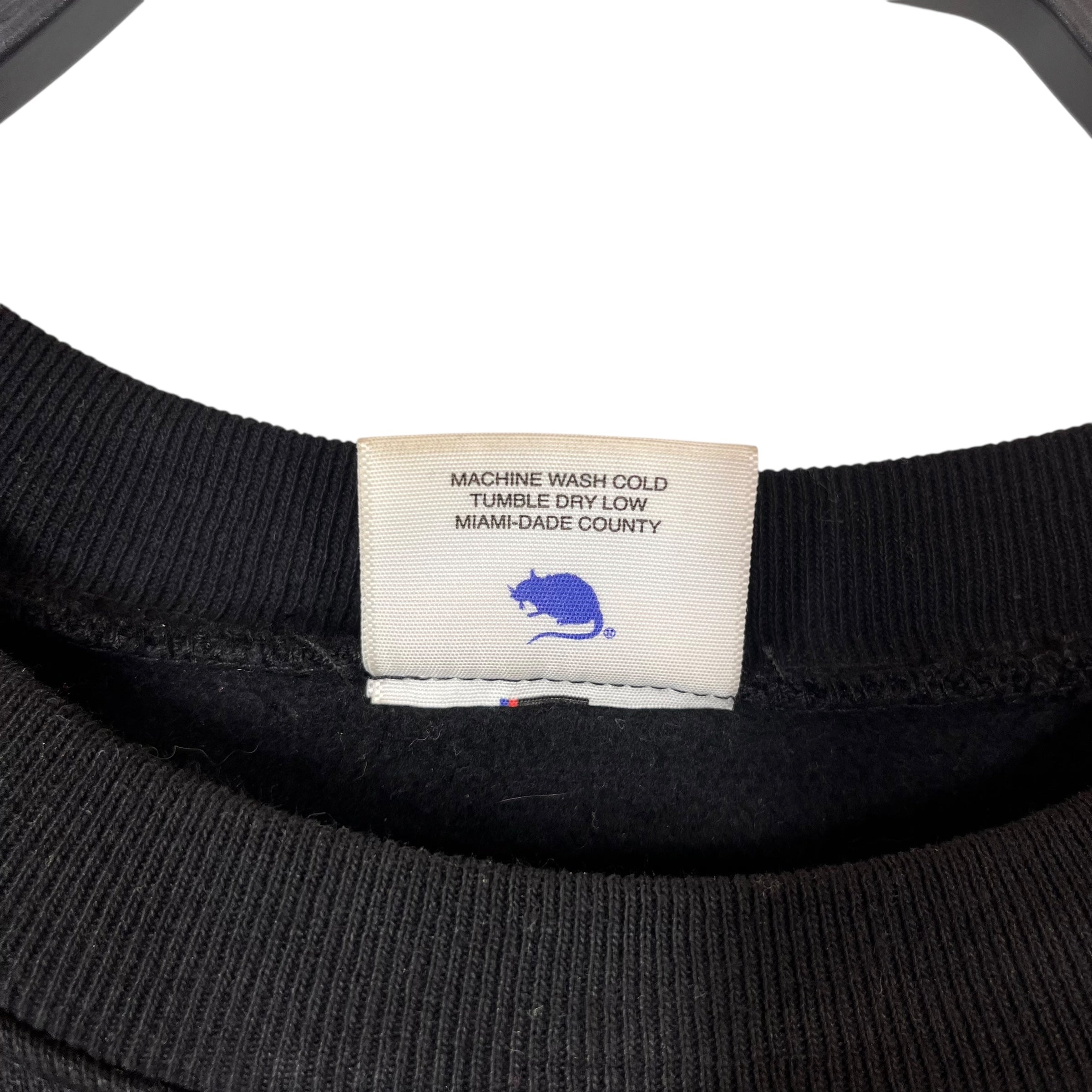 STRAY RATS/Sweatshirt/L/Cotton/BLK/DIGI LOGO view 4