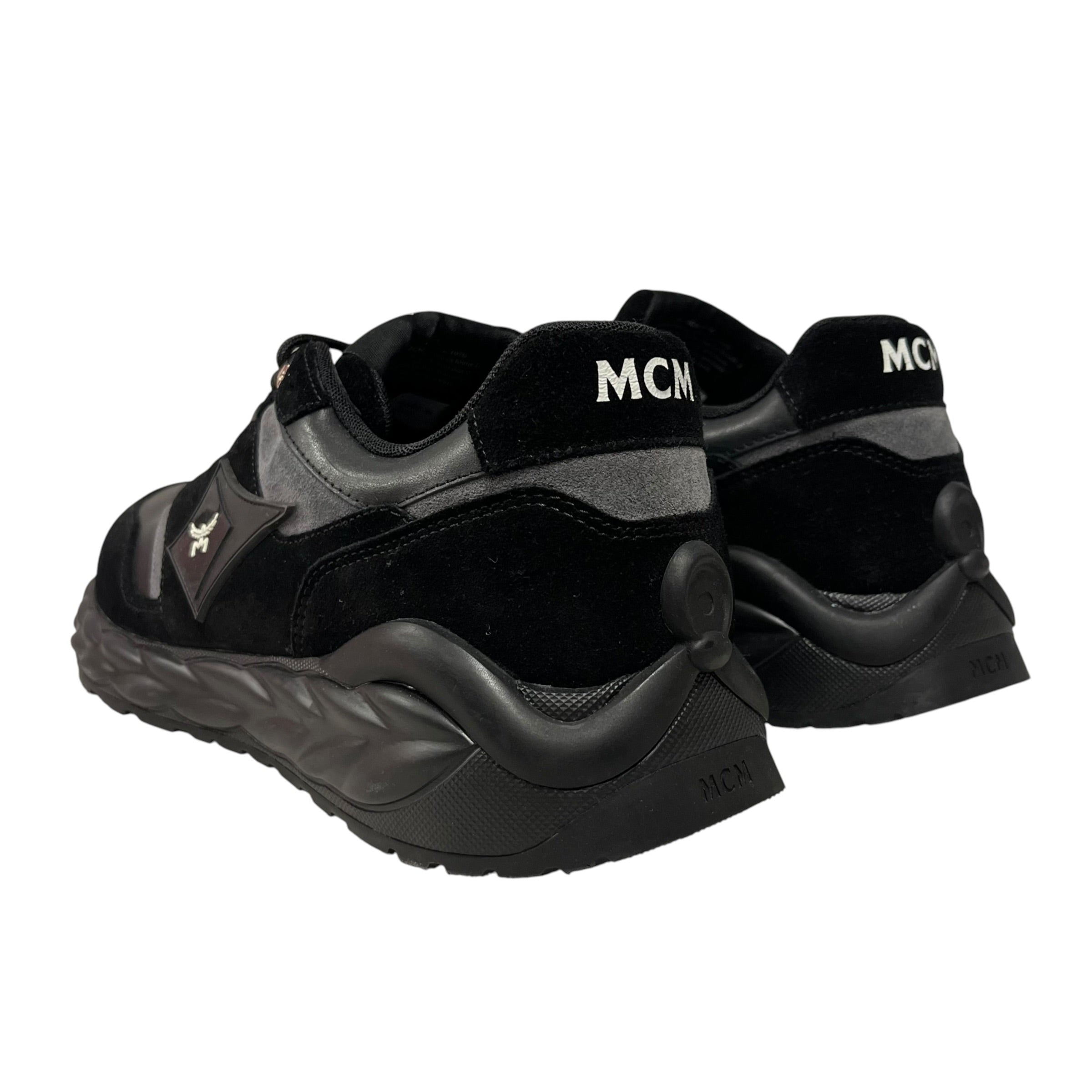 MCM/Low-Sneakers/US 11/Leather/BLK/Skywander sneaker view 2