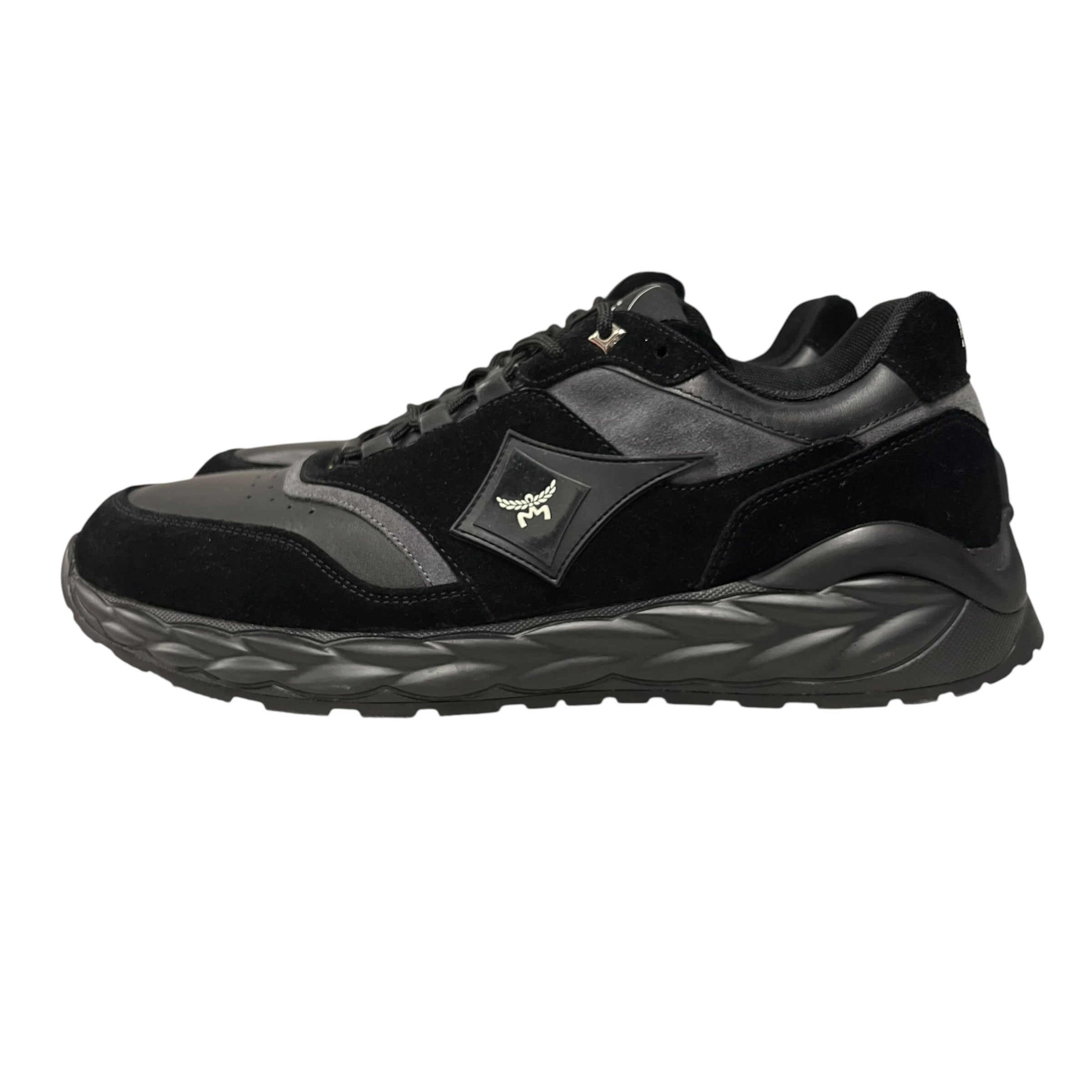 MCM/Low-Sneakers/US 11/Leather/BLK/Skywander sneaker view 3