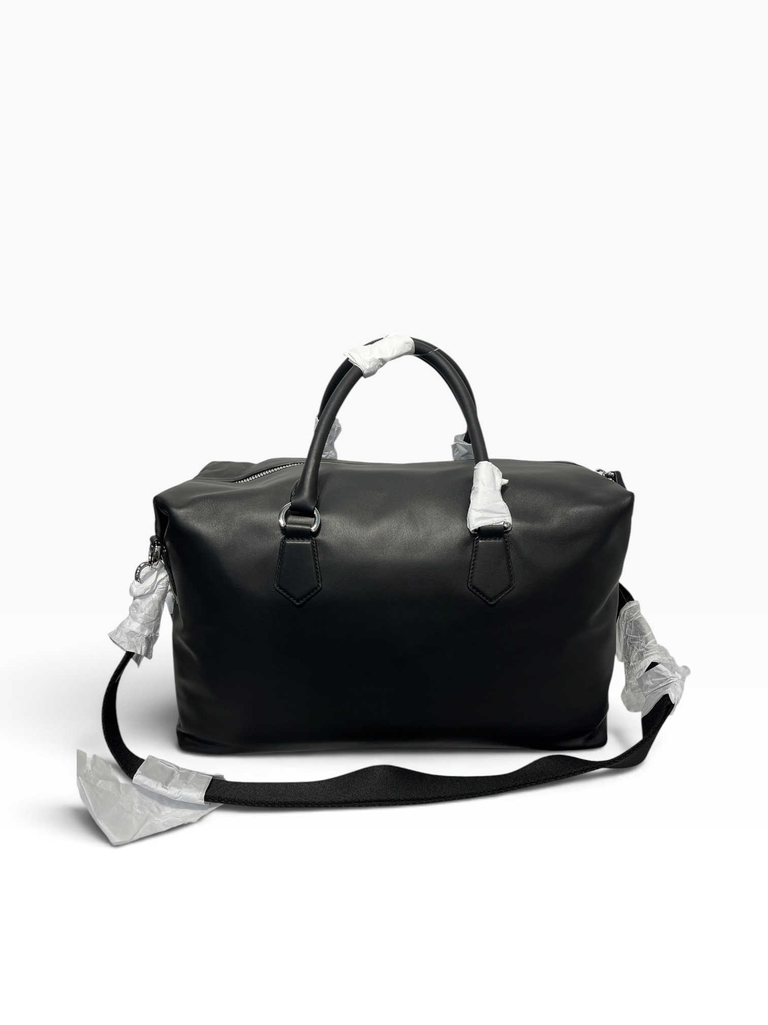 POLO RALPH LAUREN/Boston Bag/Leather/BLK/Weekender Bag view 3