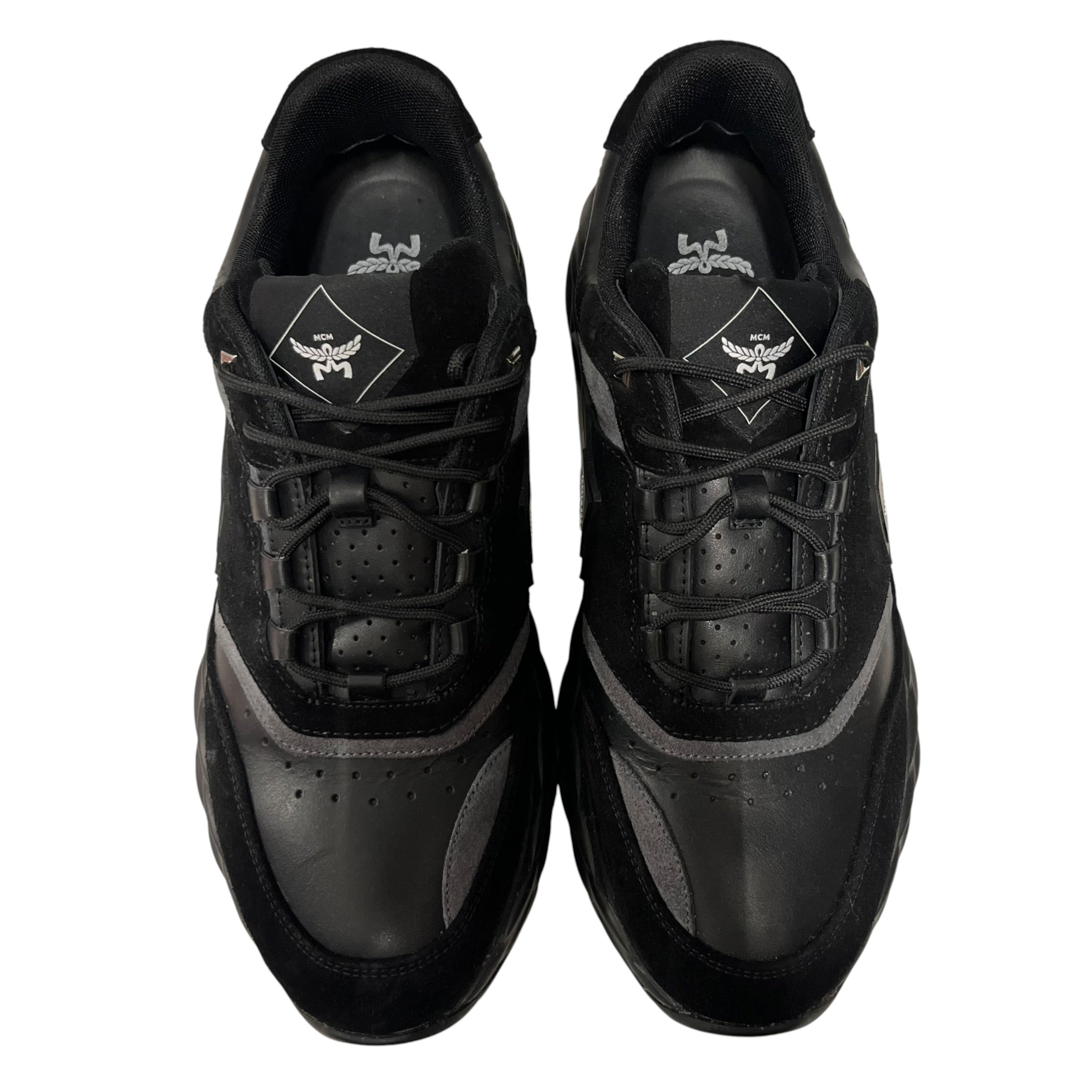 MCM/Low-Sneakers/US 11/Leather/BLK/Skywander sneaker view 4