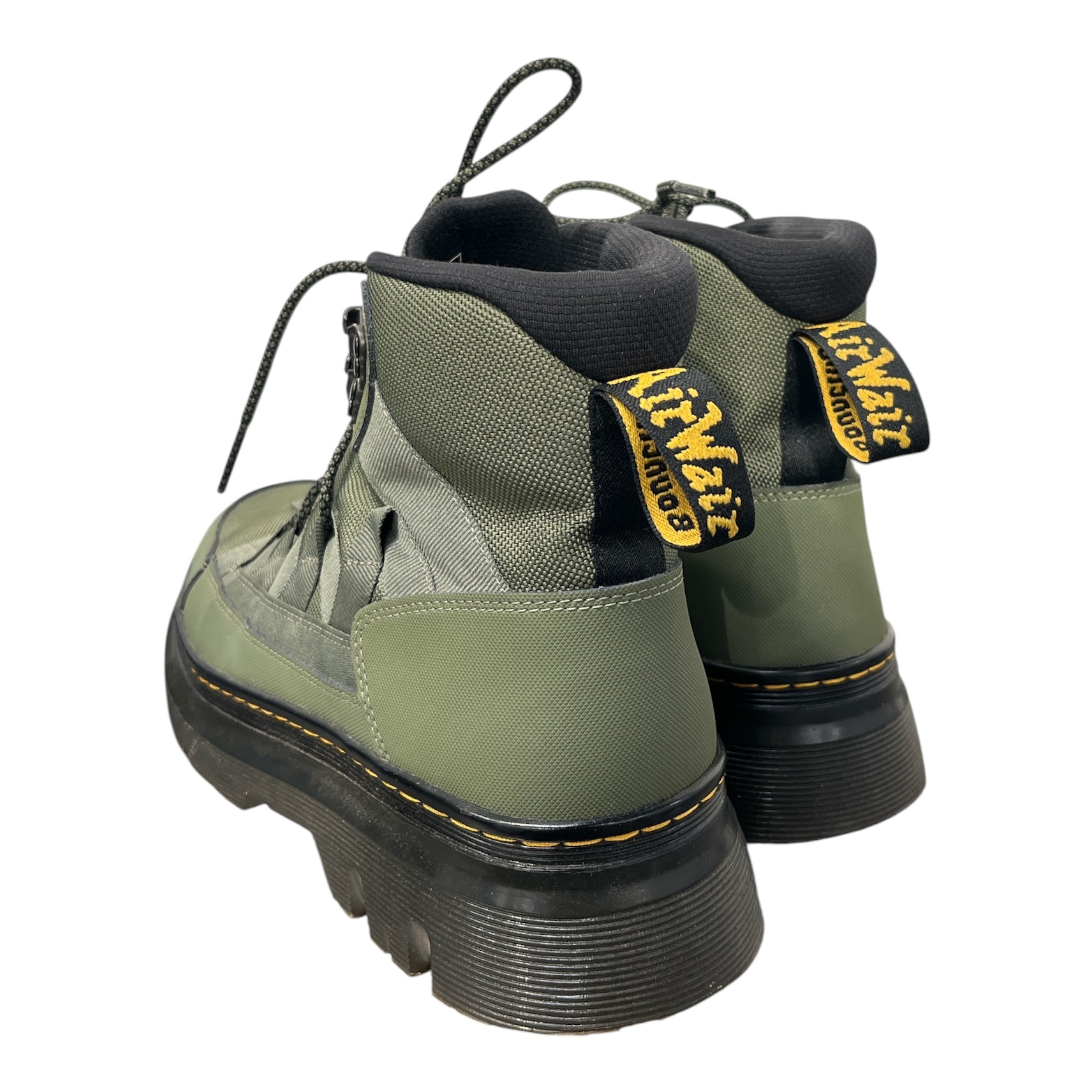 Dr.Martens/Lace Up Boots/US 12/Cotton/GRN/BOURY LEATHER CASUAL BOOTS view 2