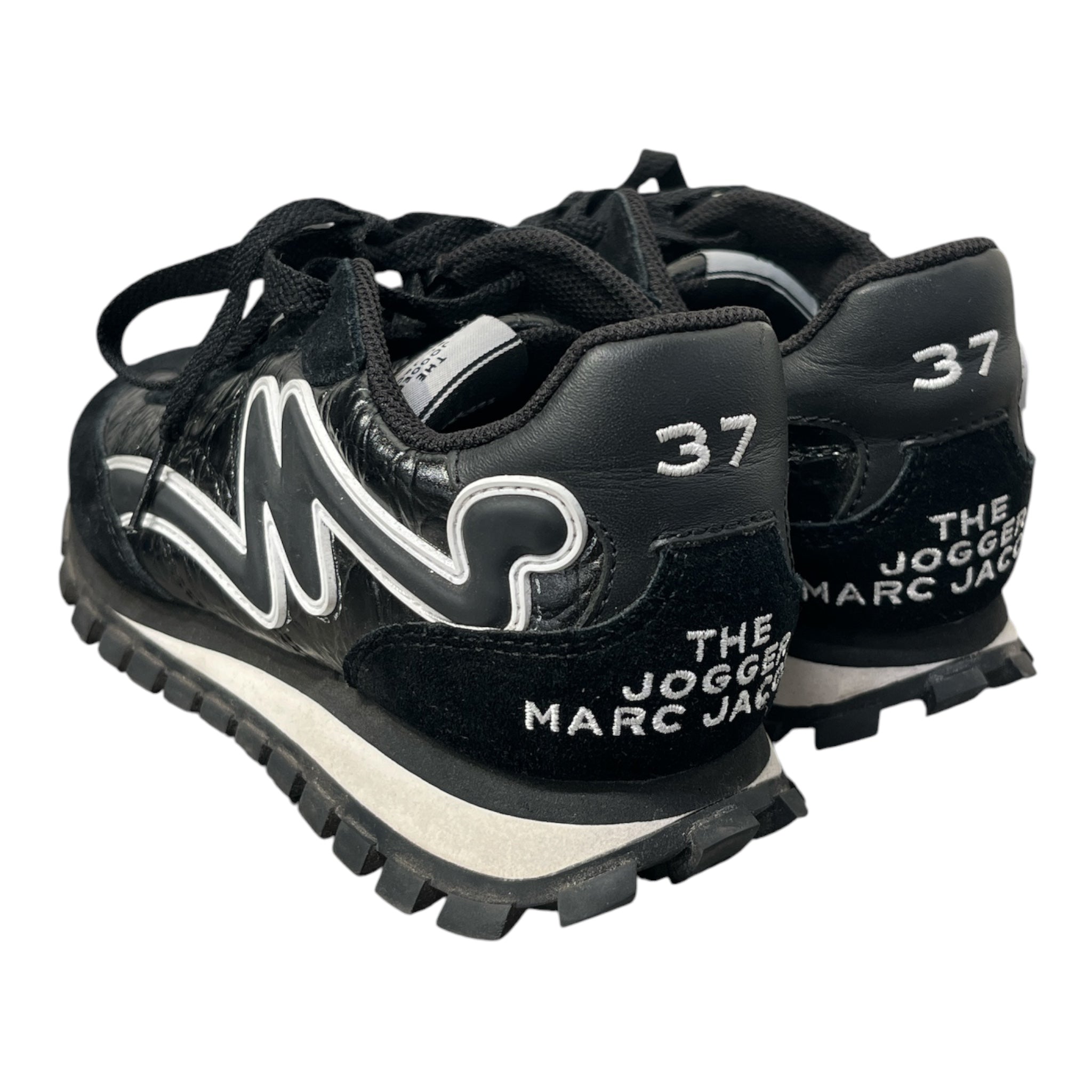 MARC JACOBS/Low-Sneakers/EU 37/Leather/BLK/THE JOGGER MARC JACOBS view 2