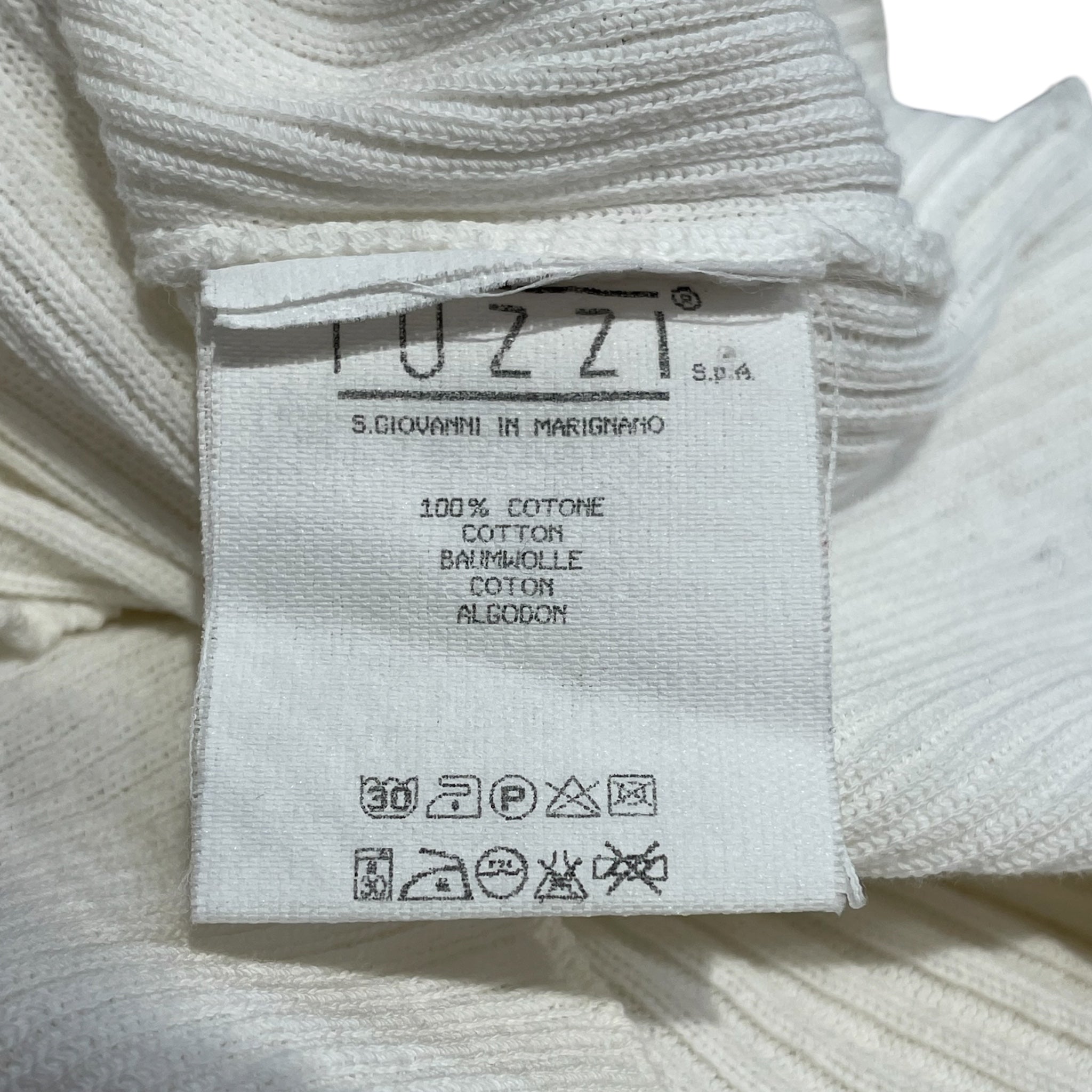 Jean Paul Gaultier/Camisole/Cotton/WHT/WOVEN CAMISOLE RIBBED WEAVE view 4