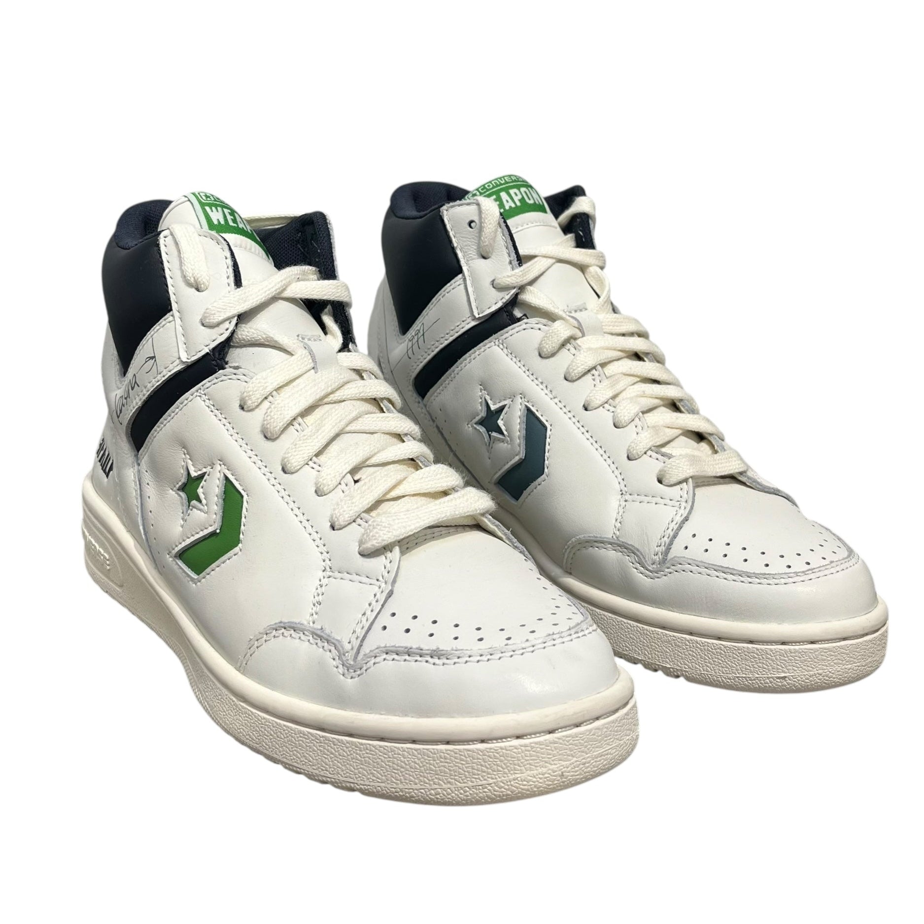 CONVERSE/Hi-Sneakers/US 8.5/Leather/WHT/KASINA WEAPON view 1