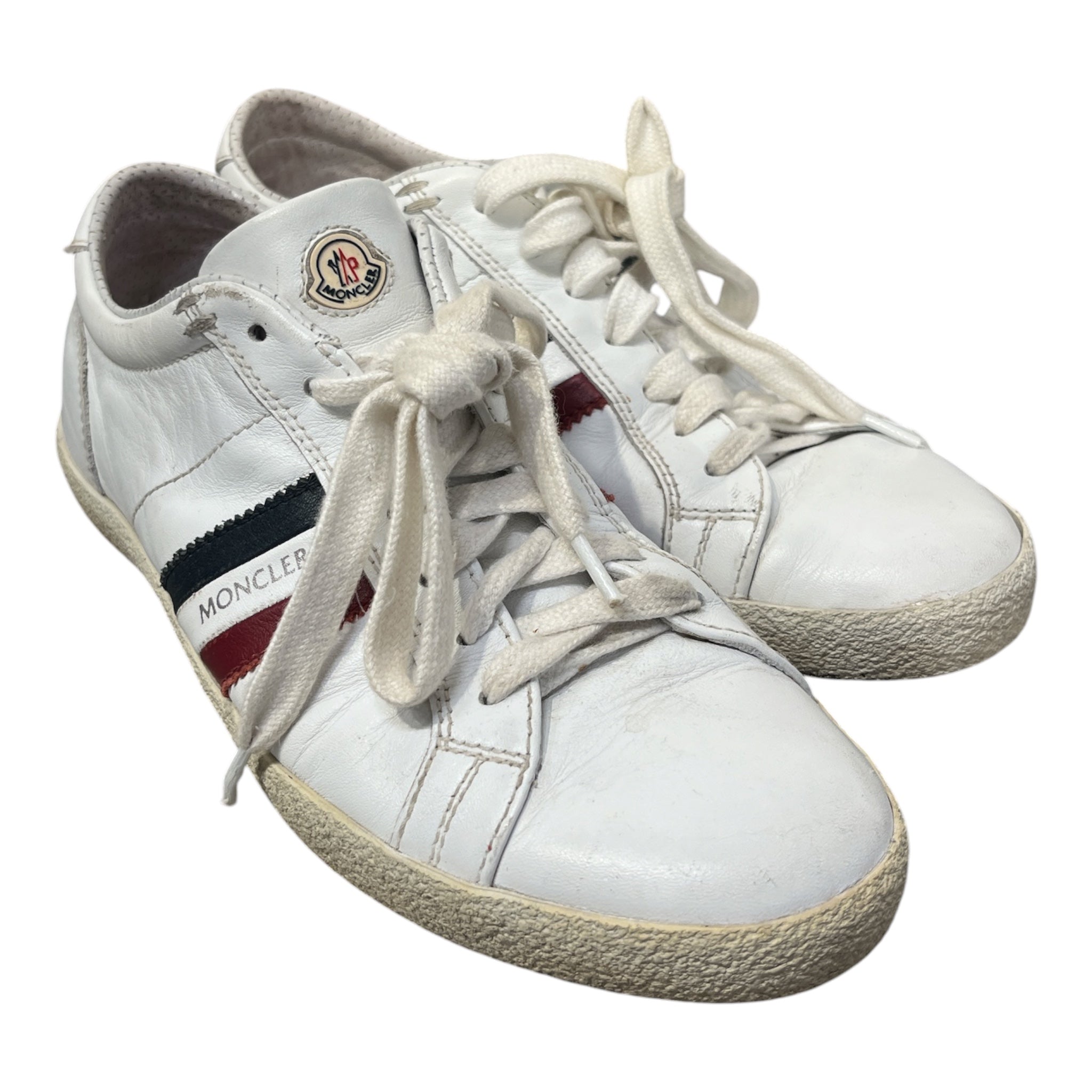 MONCLER/Low-Sneakers/EU 39/Leather/WHT/MONACO M view 1