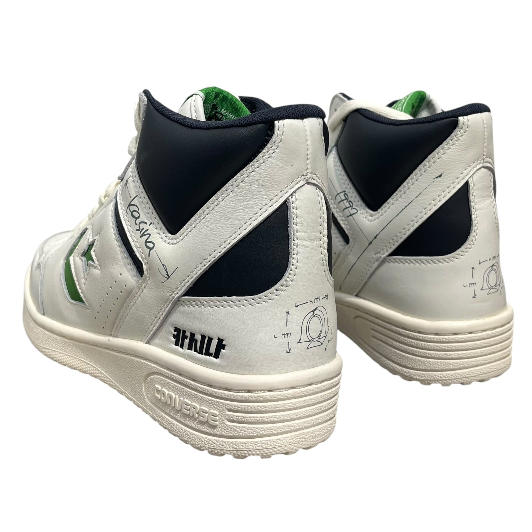CONVERSE/Hi-Sneakers/US 8.5/Leather/WHT/KASINA WEAPON view 2