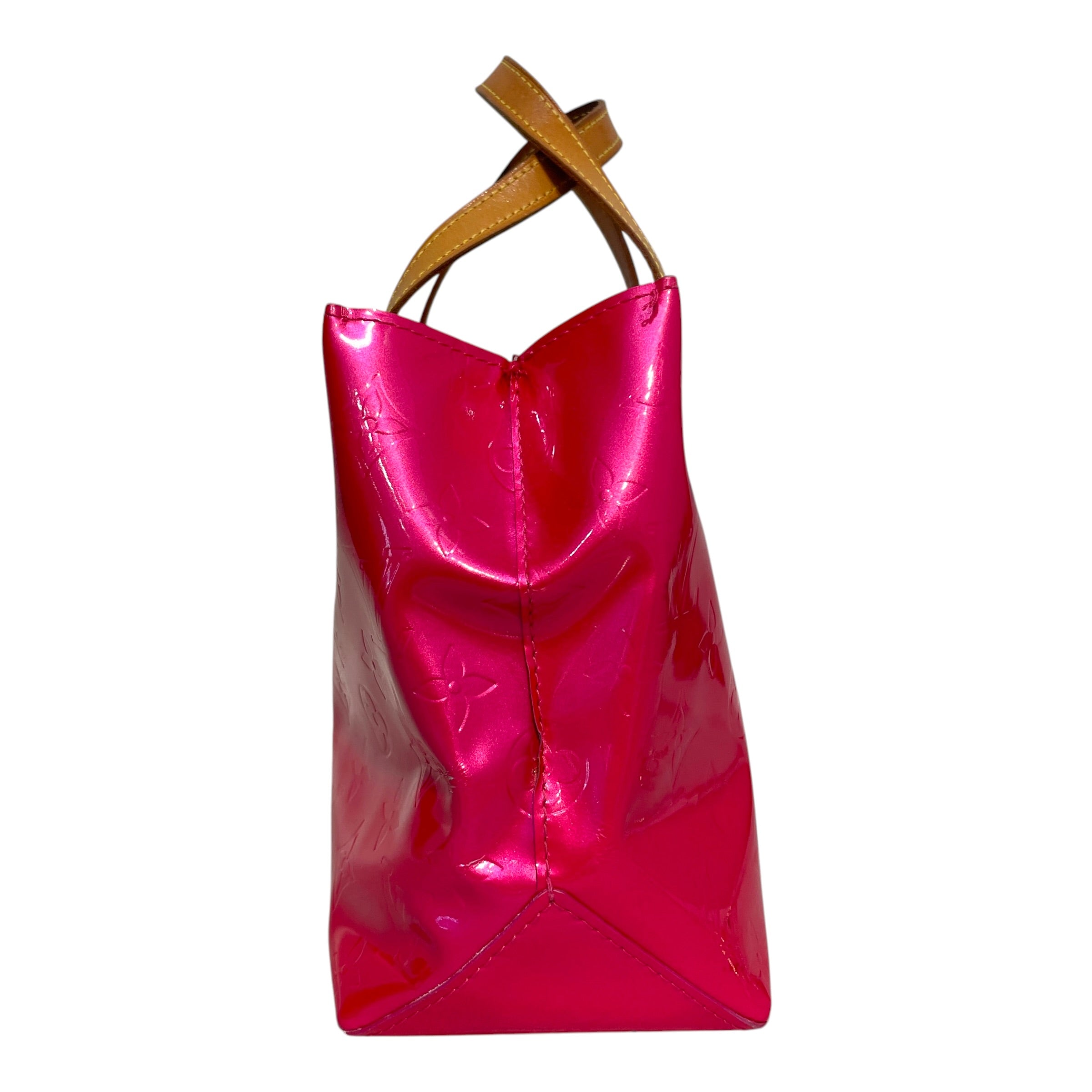 LOUIS VUITTON/Hand Bag/Monogram/Leather/PNK/Fuchsia Mono Vernis Reade PM view 2