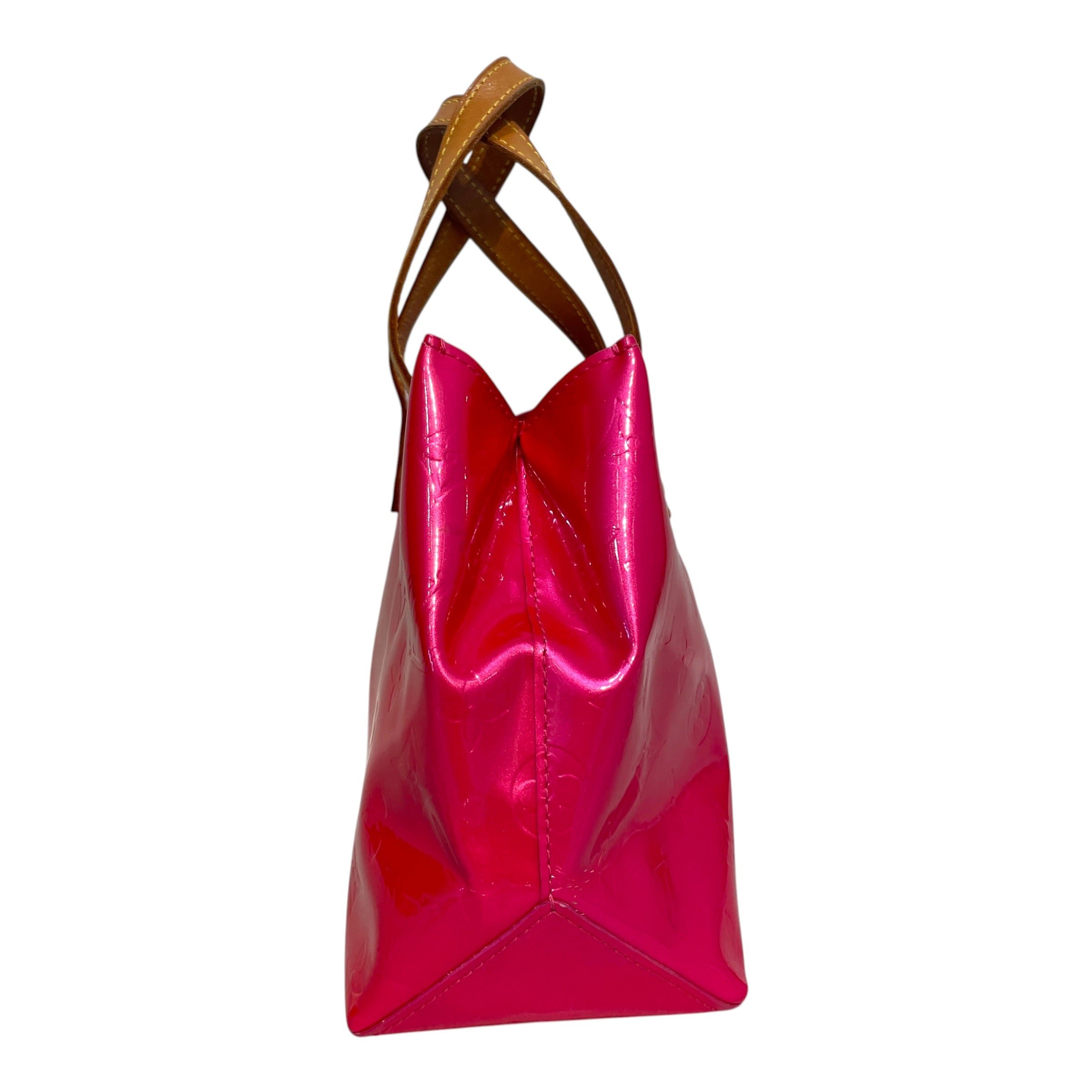 LOUIS VUITTON/Hand Bag/Monogram/Leather/PNK/Fuchsia Mono Vernis Reade PM view 4