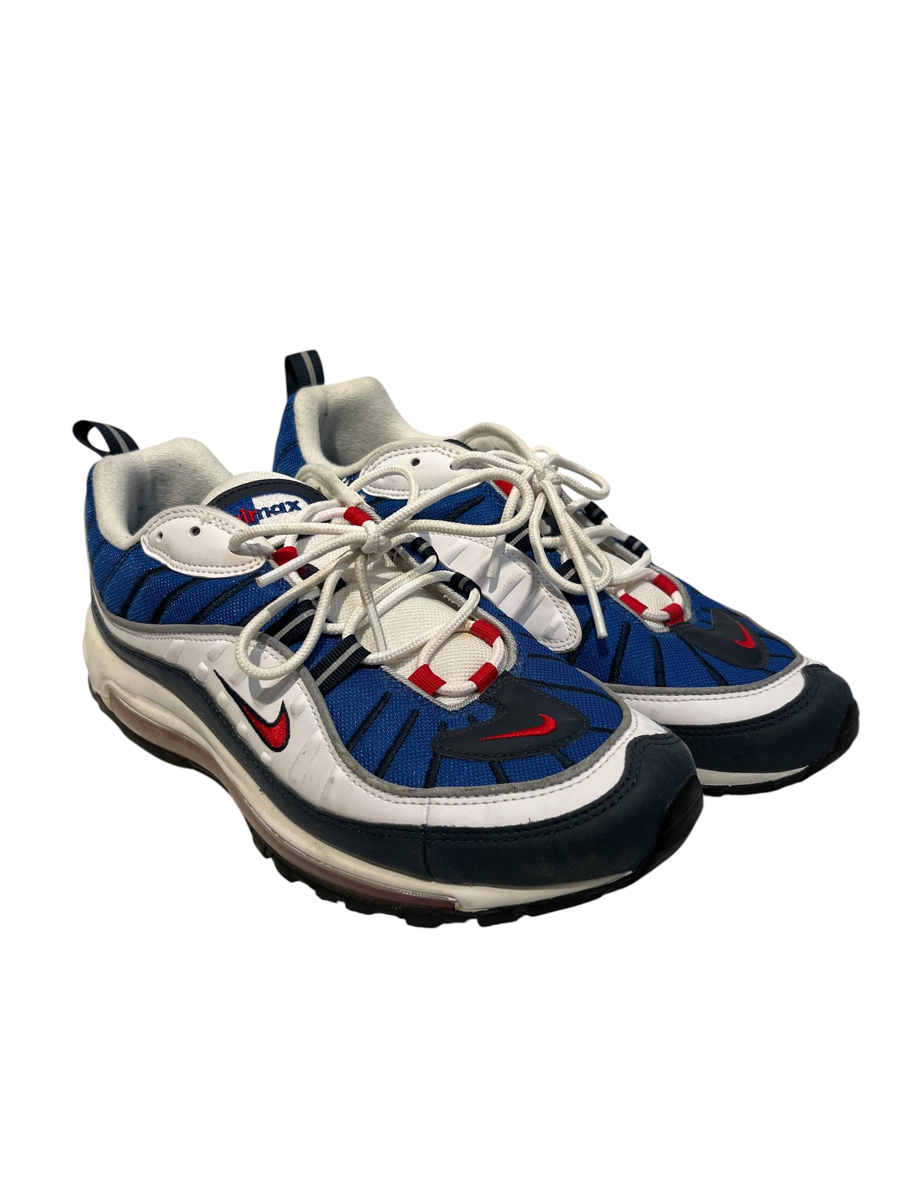 NIKE/Low-Sneakers/US 10.5/Cotton/BLU/GUNDUM view 1