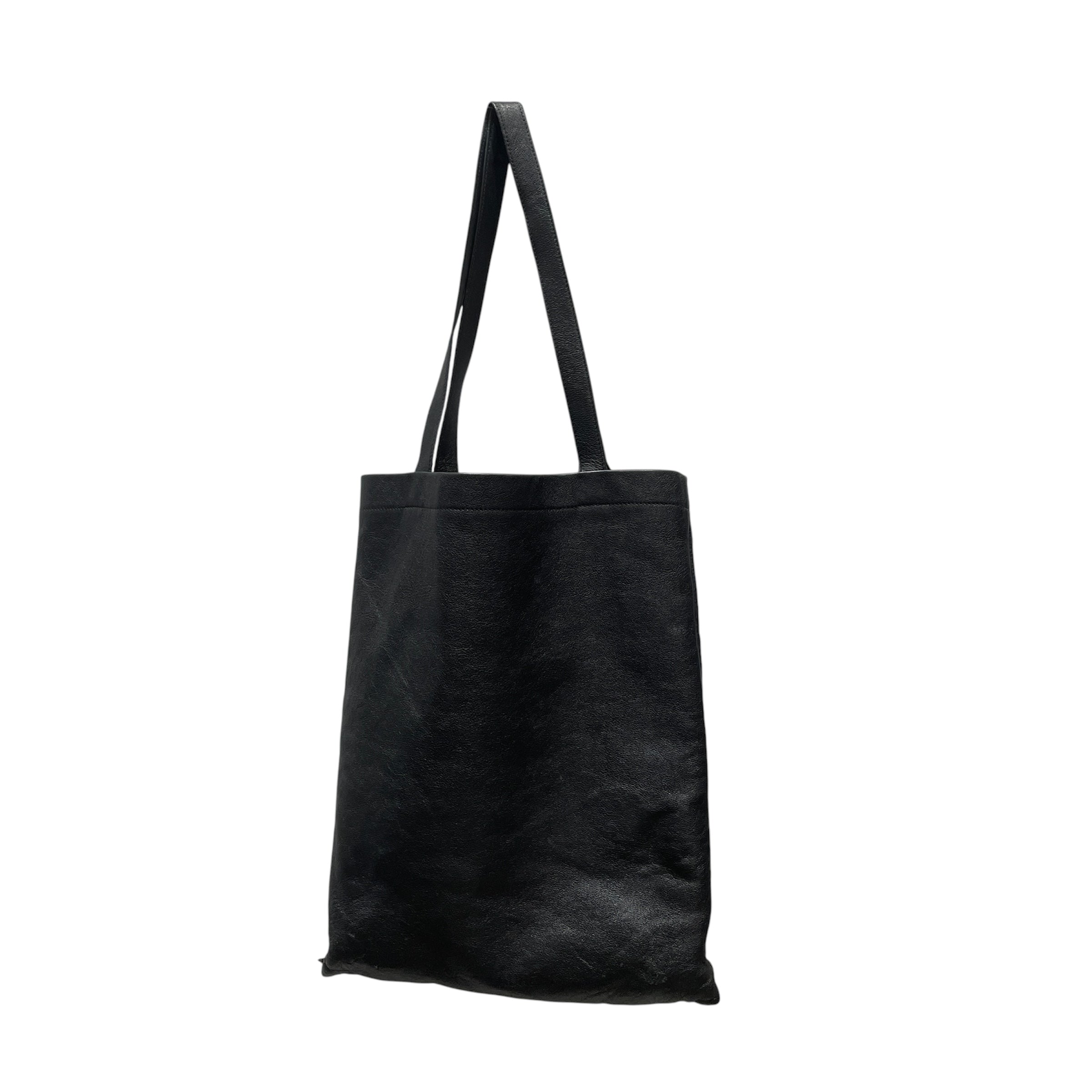 SAINT LAURENT/Bag/Leather/BLK/SHOPPING TOTE view 1