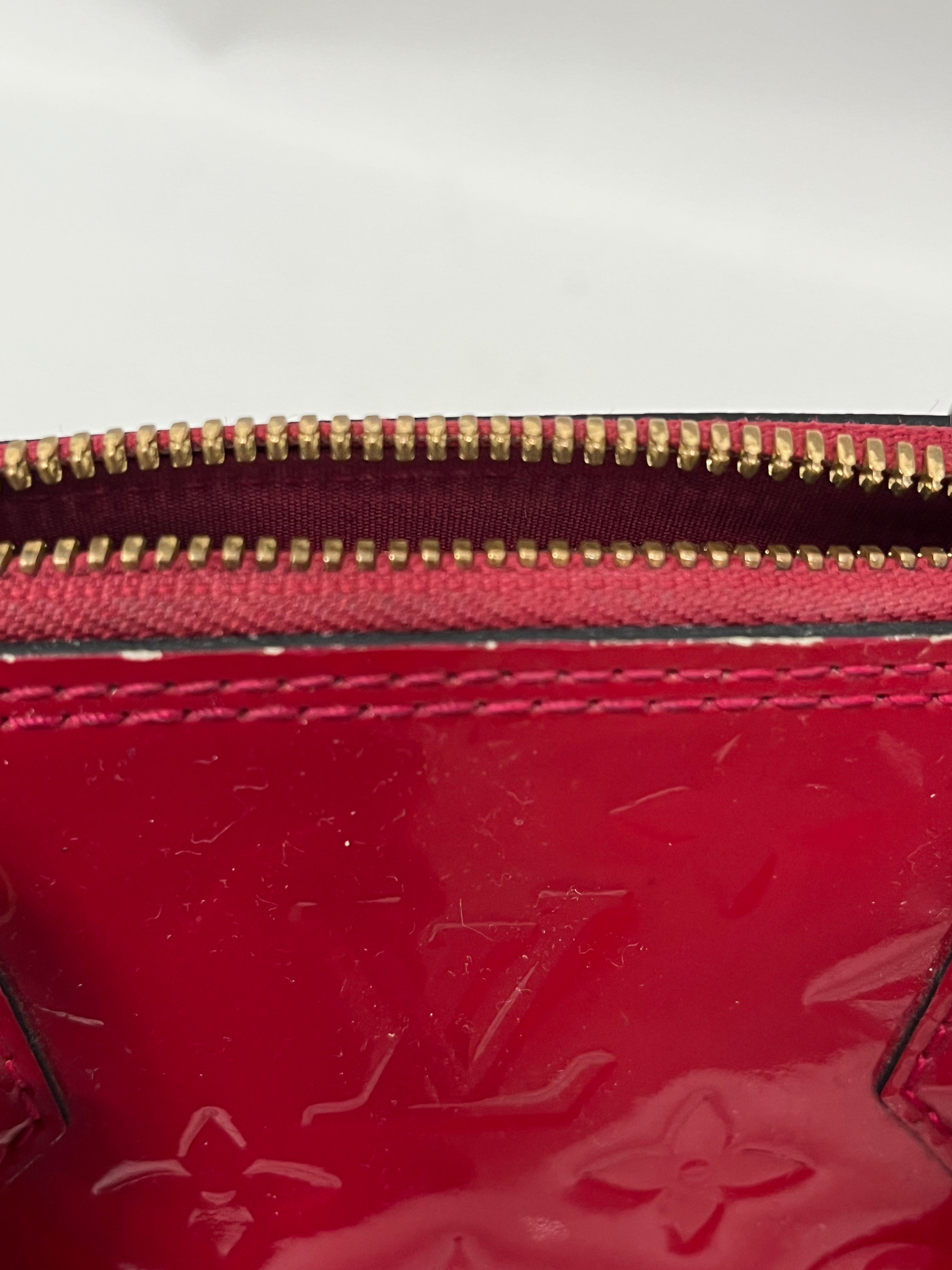 LOUIS VUITTON/Cross Body Bag/Monogram/Leather/RED/ALMA view 5