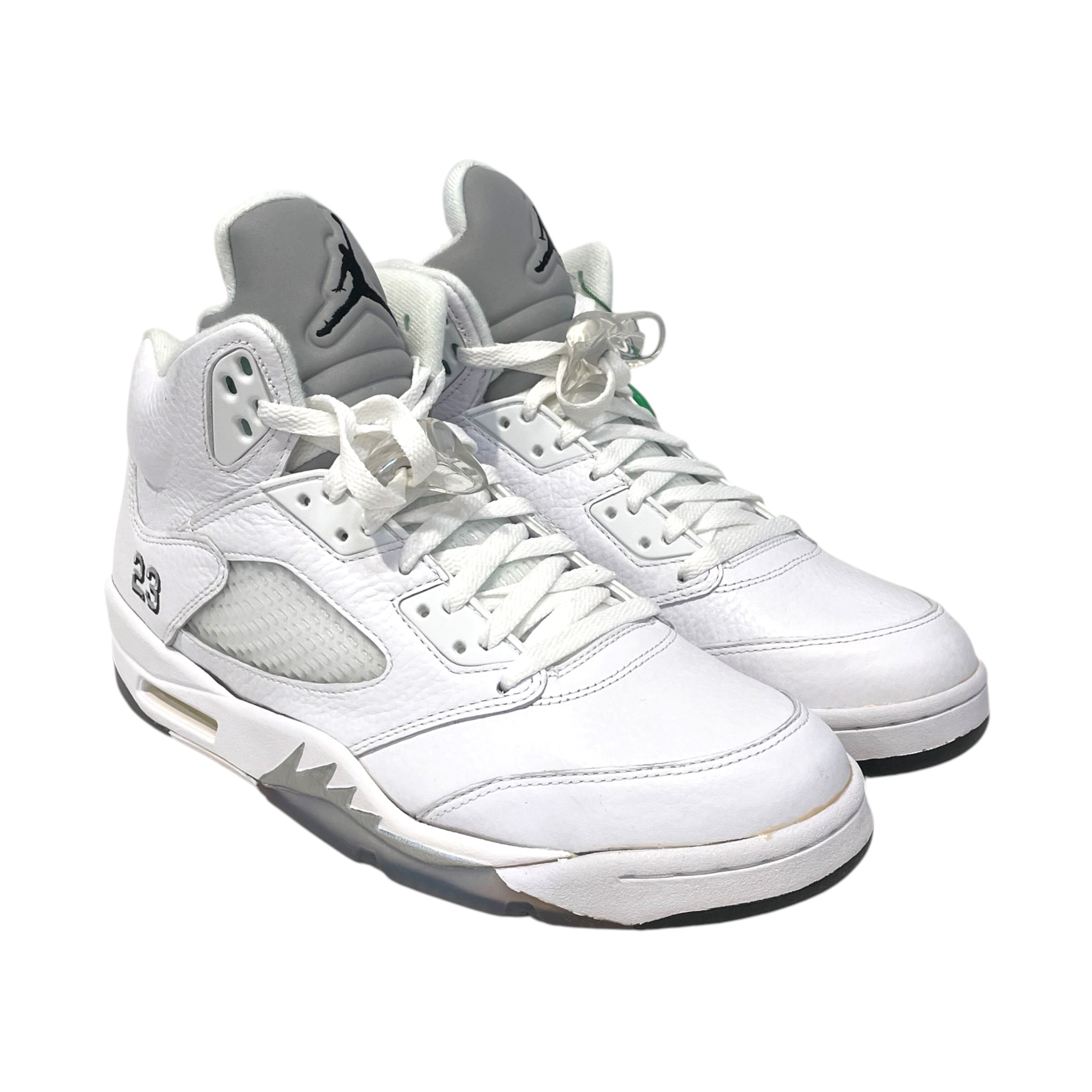NIKE/AIR JORDAN 5 RETRO/Hi-Sneakers/US 10/Leather/WHT/136027-130 view 1