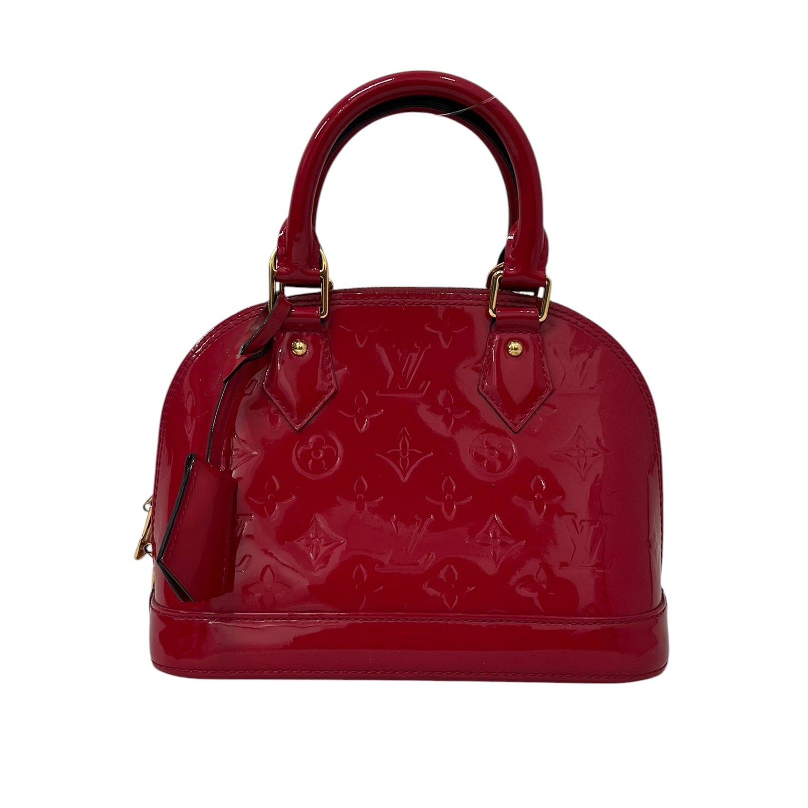 LOUIS VUITTON/Cross Body Bag/Monogram/Leather/RED/ALMA view 1