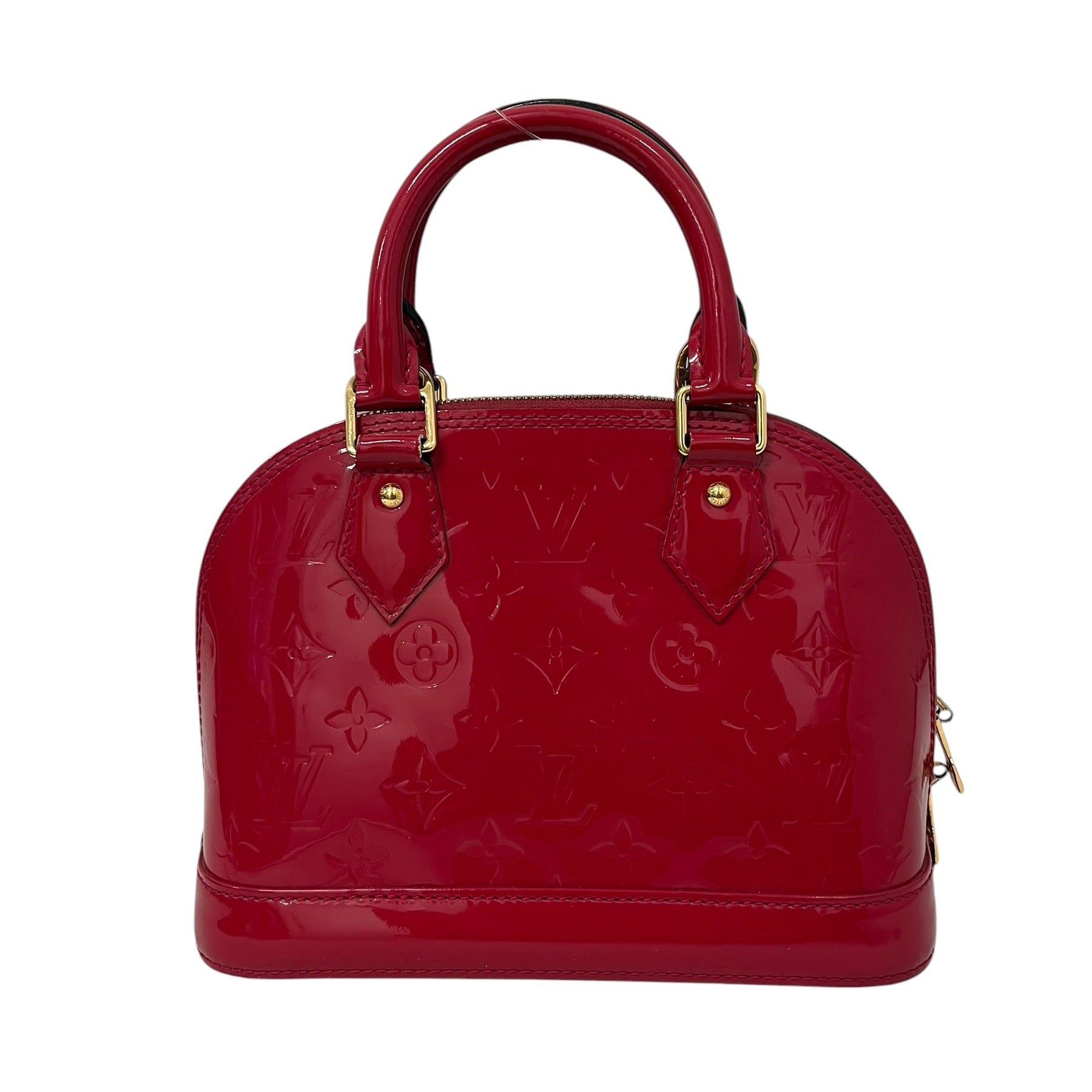 LOUIS VUITTON/Cross Body Bag/Monogram/Leather/RED/ALMA view 2