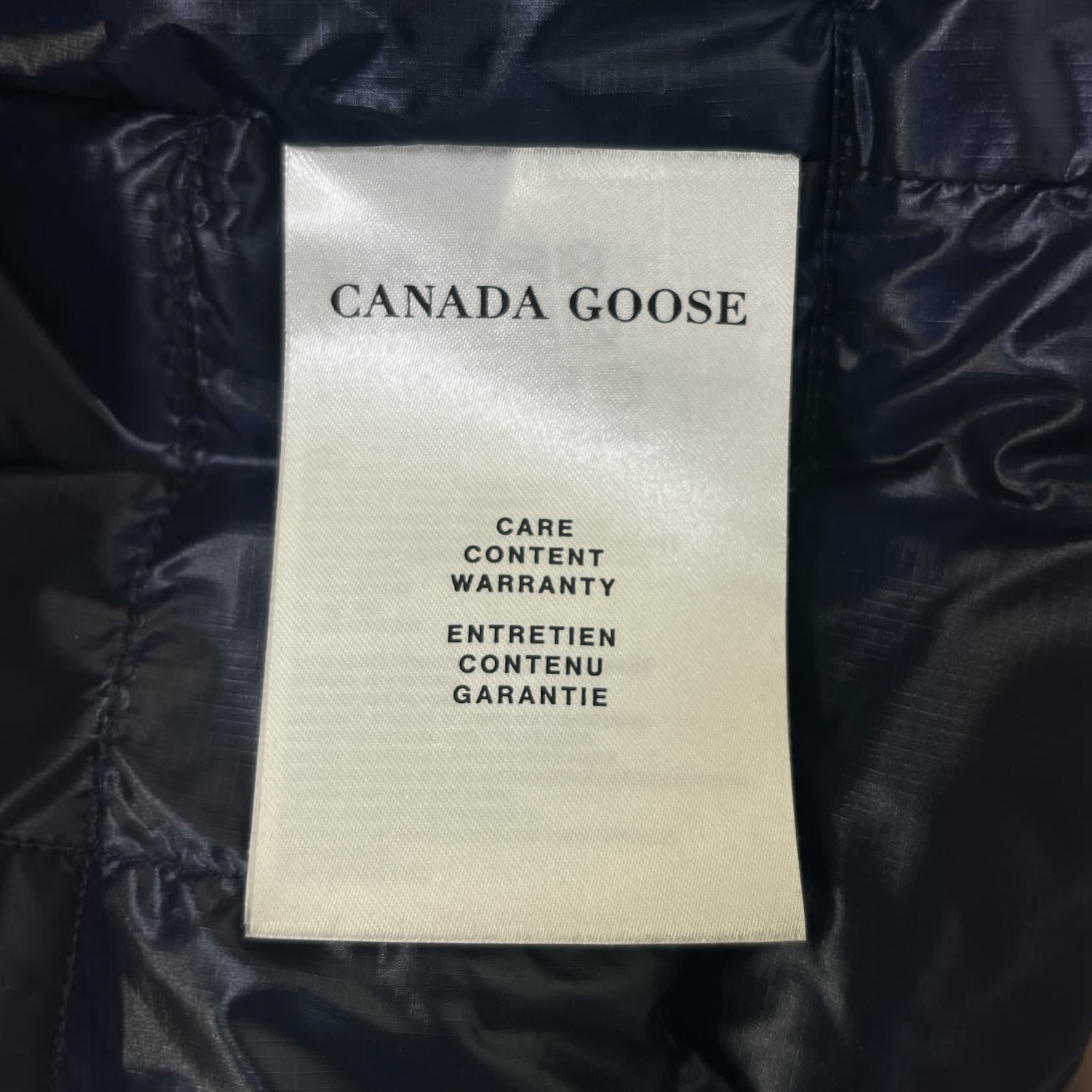 CANADA GOOSE/Puffer Vest/S/NVY/PACK/EMBALLER INSIDE view 3