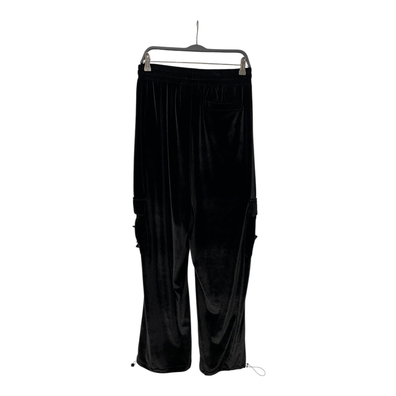 HOOD BY AIR./Pants/M/Velour/BLK/