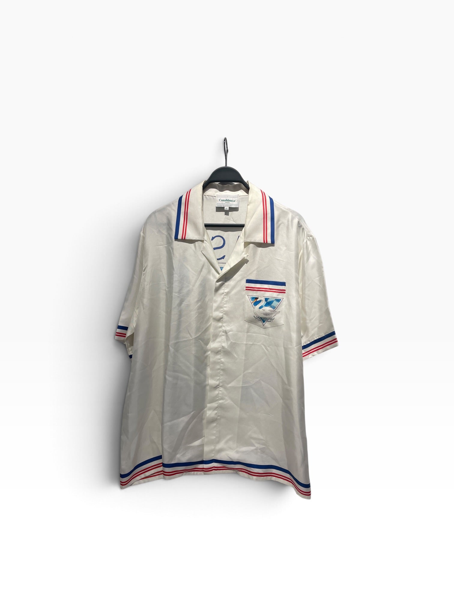 CASABLANCA/Shirt/XXL/Silk/WHT/Graphic/SILK BUTTON DOWN view 1