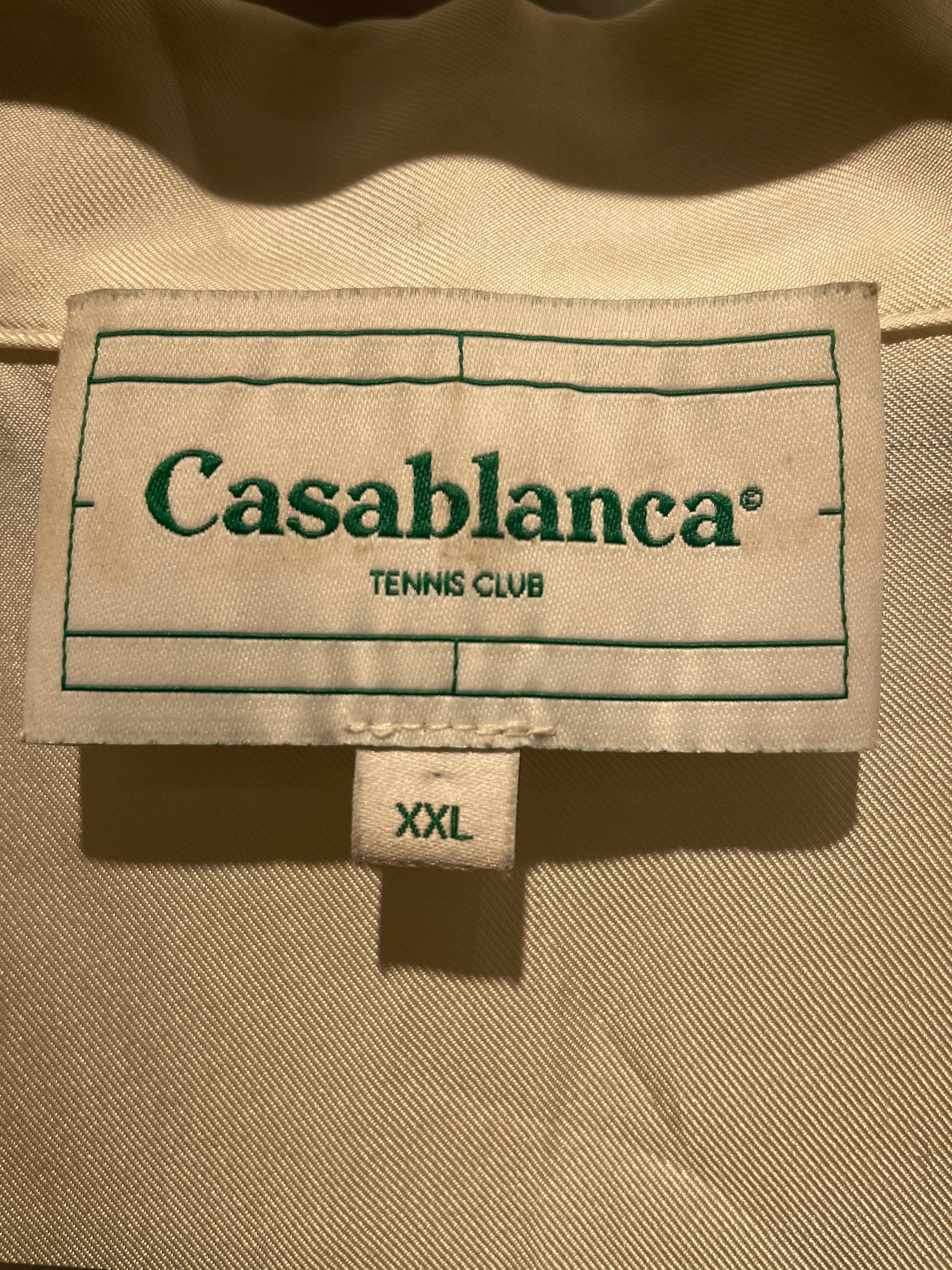 CASABLANCA/Shirt/XXL/Silk/WHT/Graphic/SILK BUTTON DOWN view 3