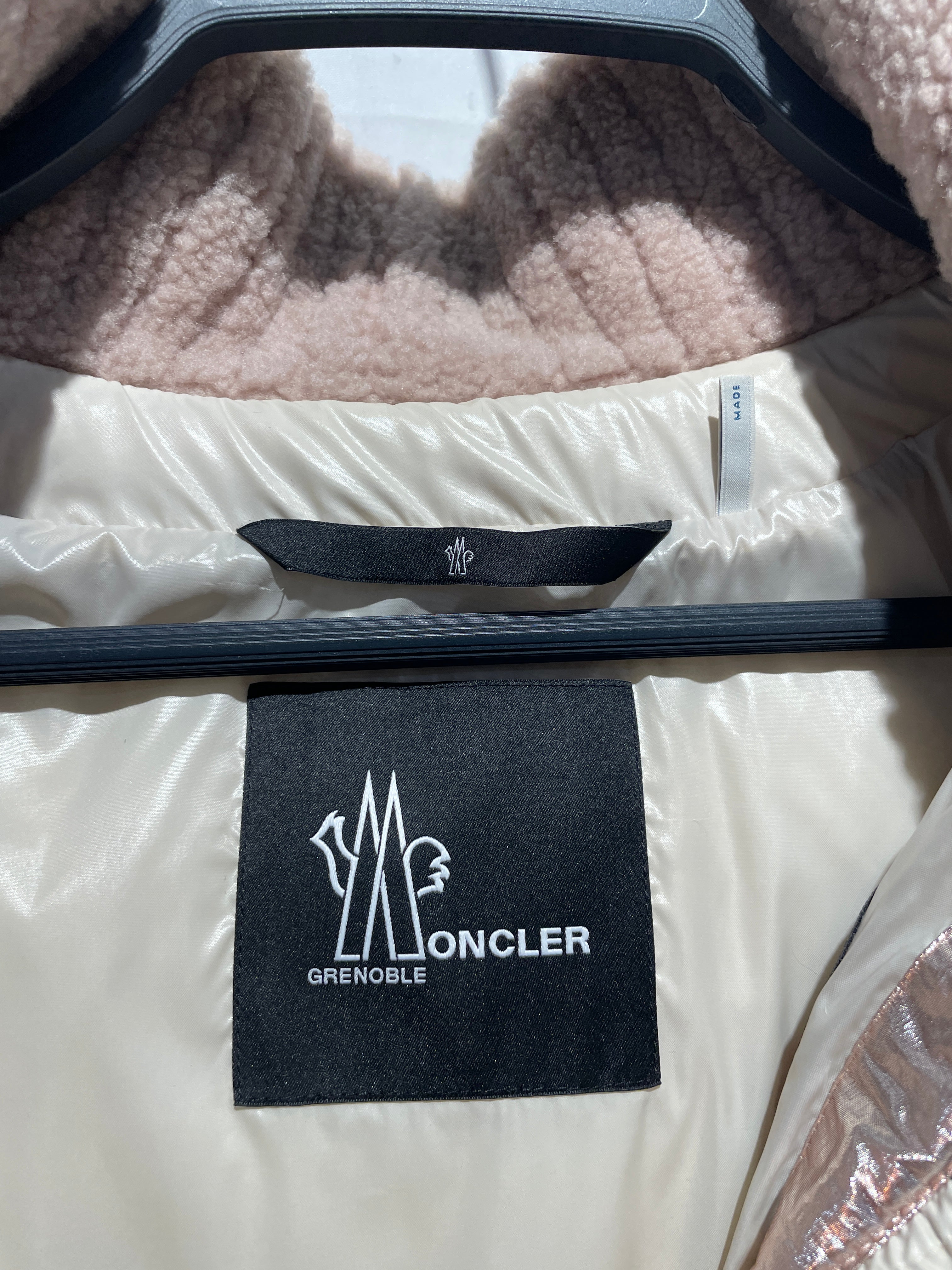 MONCLER/Puffer Jkt/3/Acrylic/PNK/GRENOBLE TREVELIN view 4