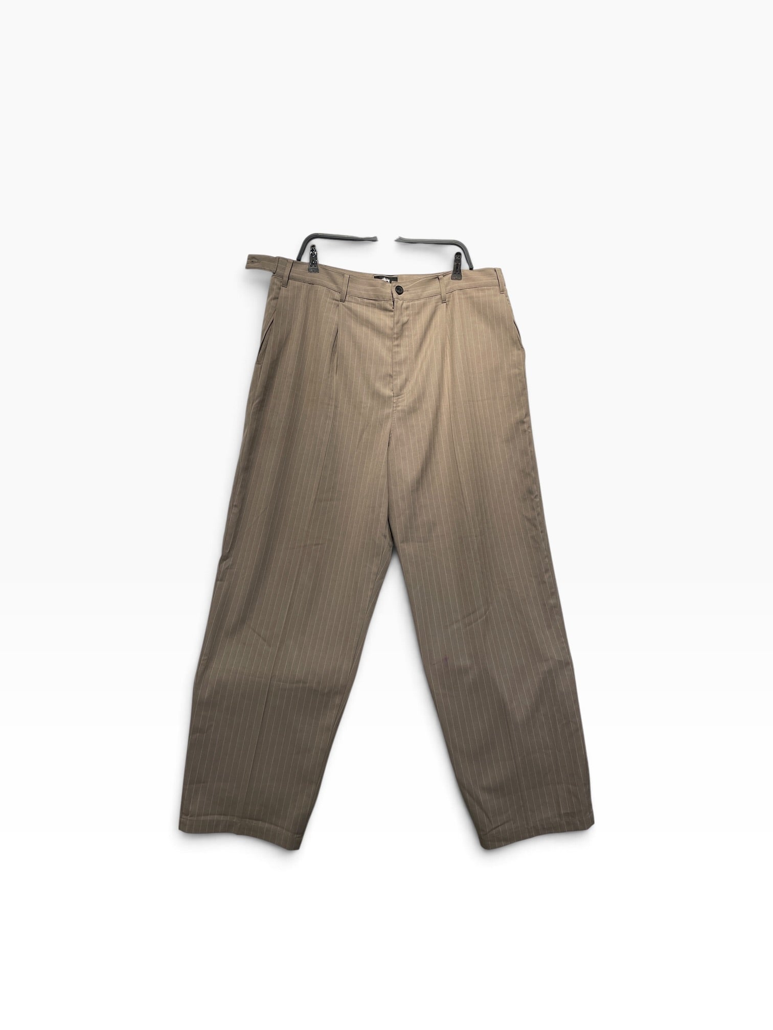 STUSSY/Slacks/38/Cotton/BEG/Stripe/ view 1