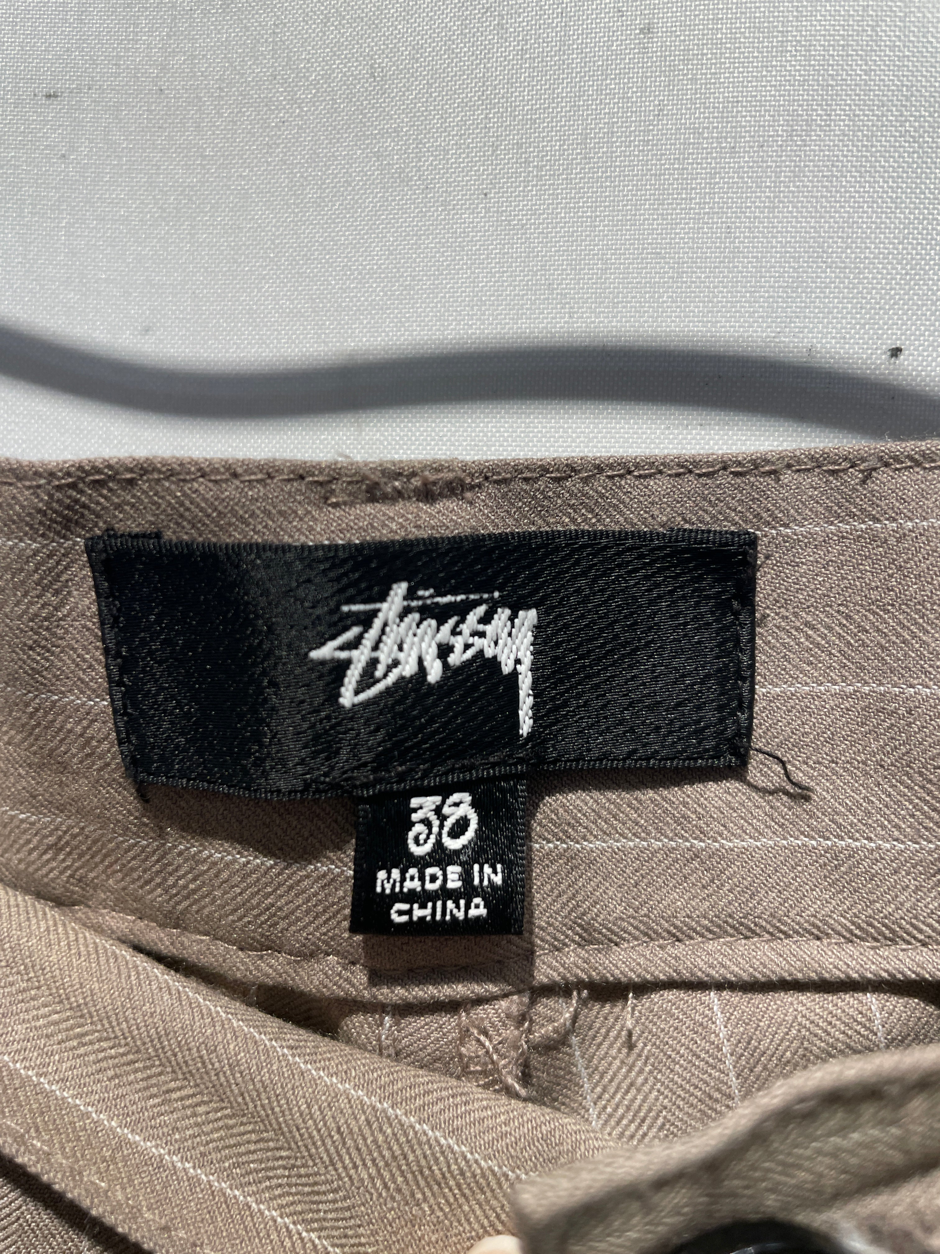 STUSSY/Slacks/38/Cotton/BEG/Stripe/ view 5