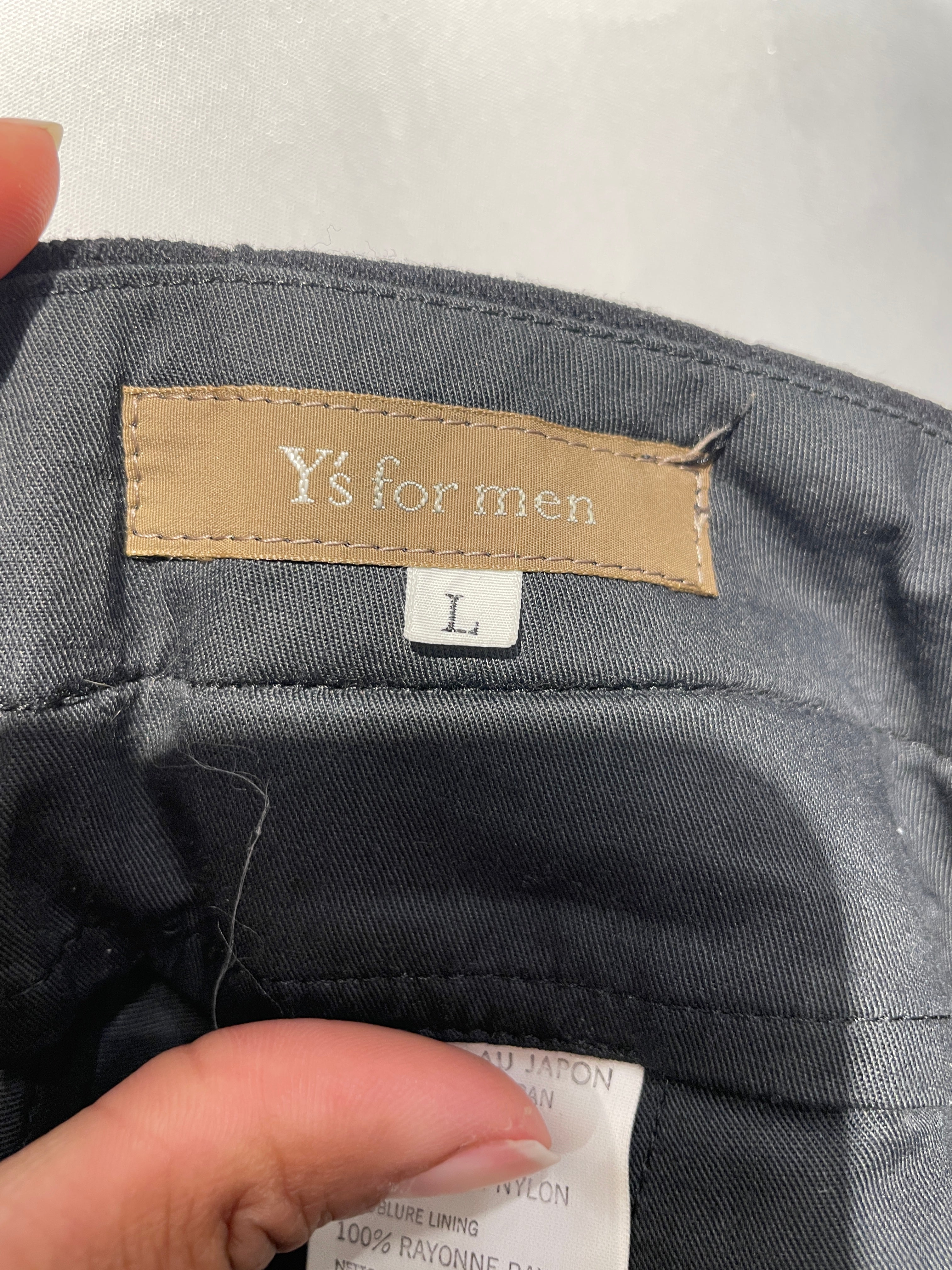 Y's for men/Slacks/L/Cotton/BLK/ view 4