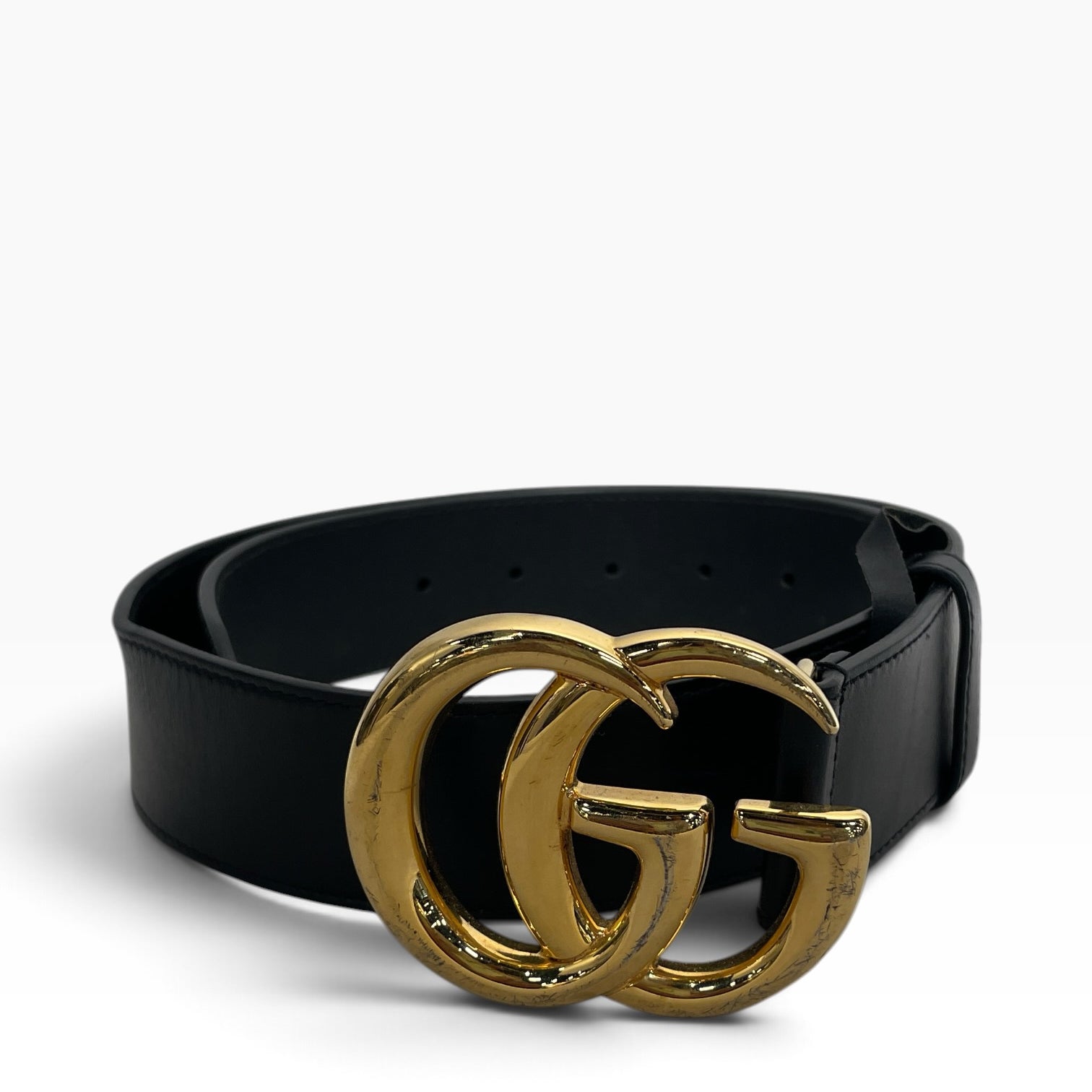 GUCCI/Accessories/Acrylic/BLK/L's/marmount wide belt