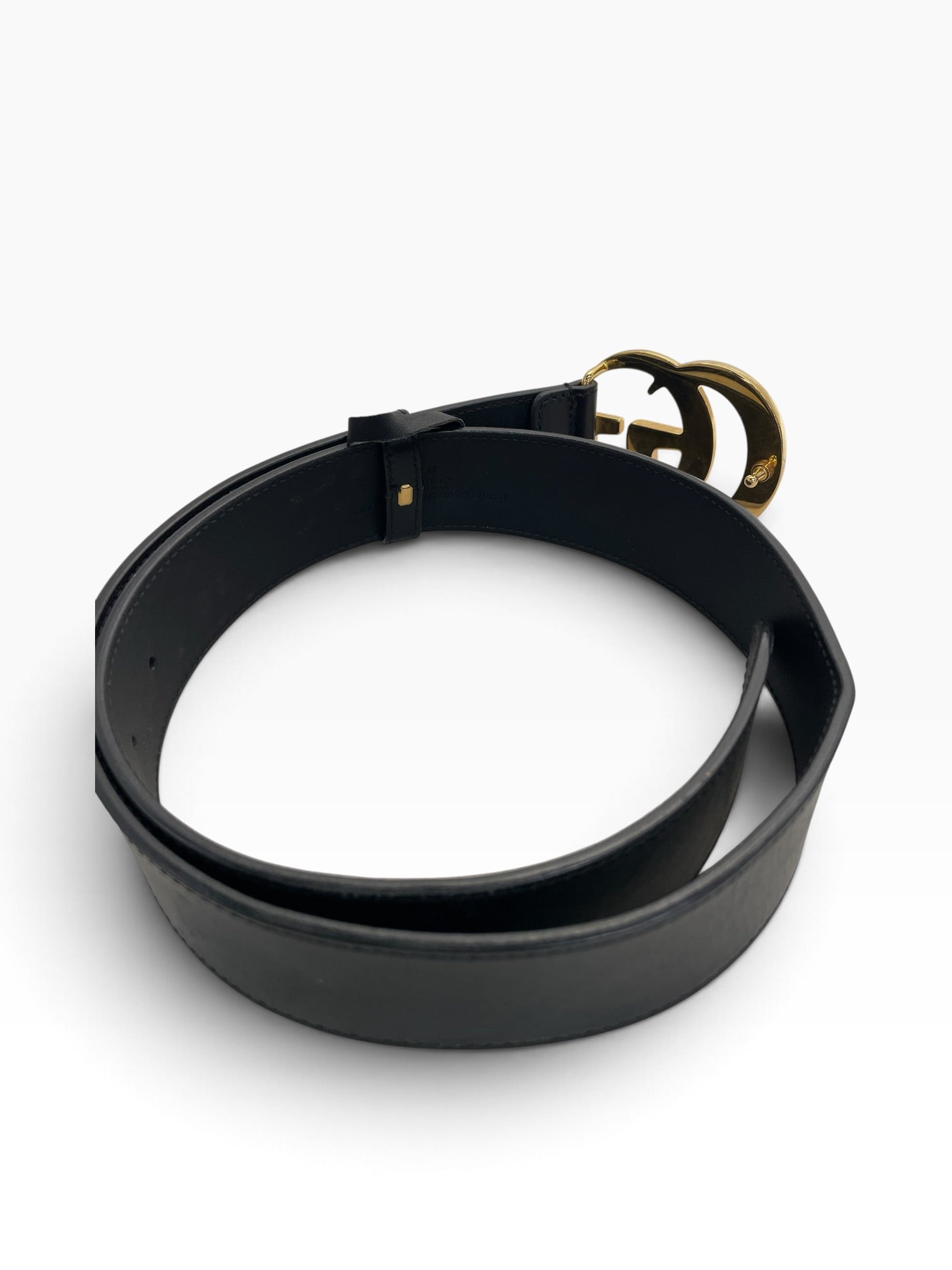 GUCCI/Accessories/Acrylic/BLK/L's/marmount wide belt view 2