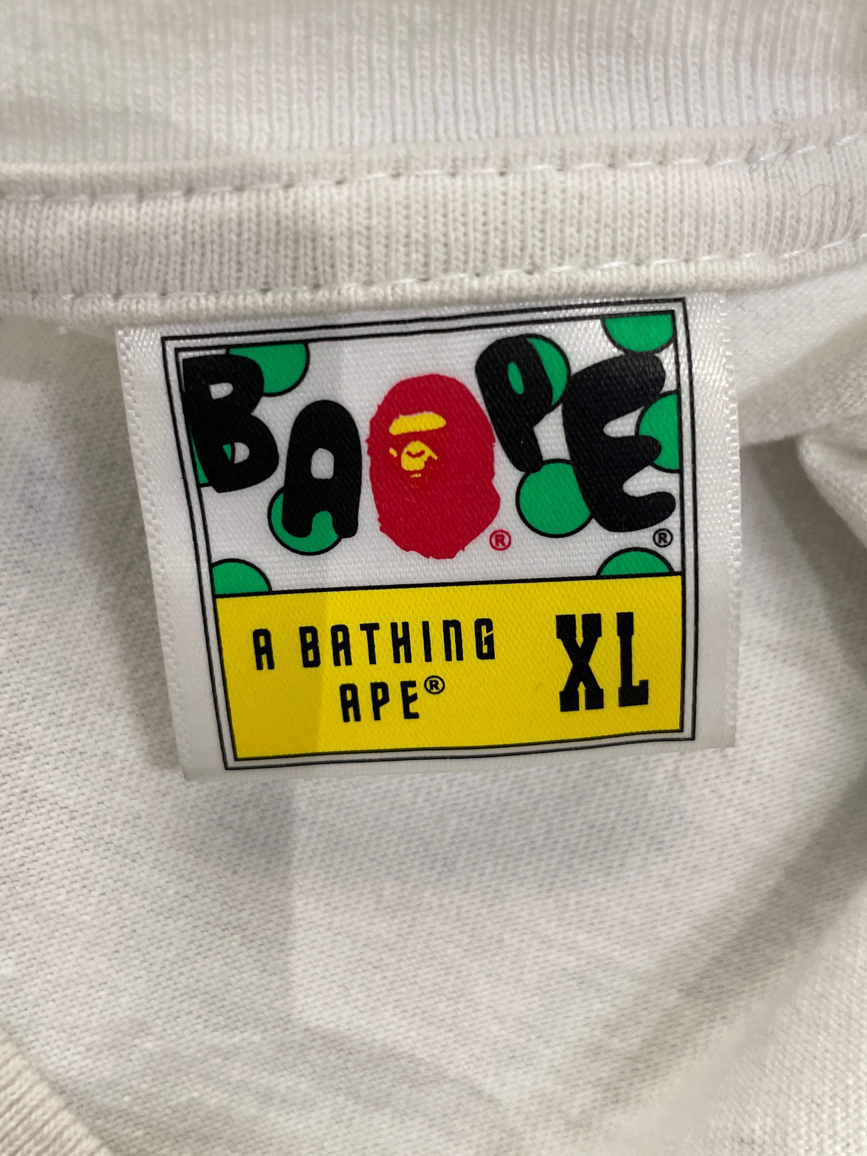 A BATHING APE/DON TOLIVER/T-Shirt/XL/Cotton/WHT/Graphic/DON TOLIVER MILO TEE view 3