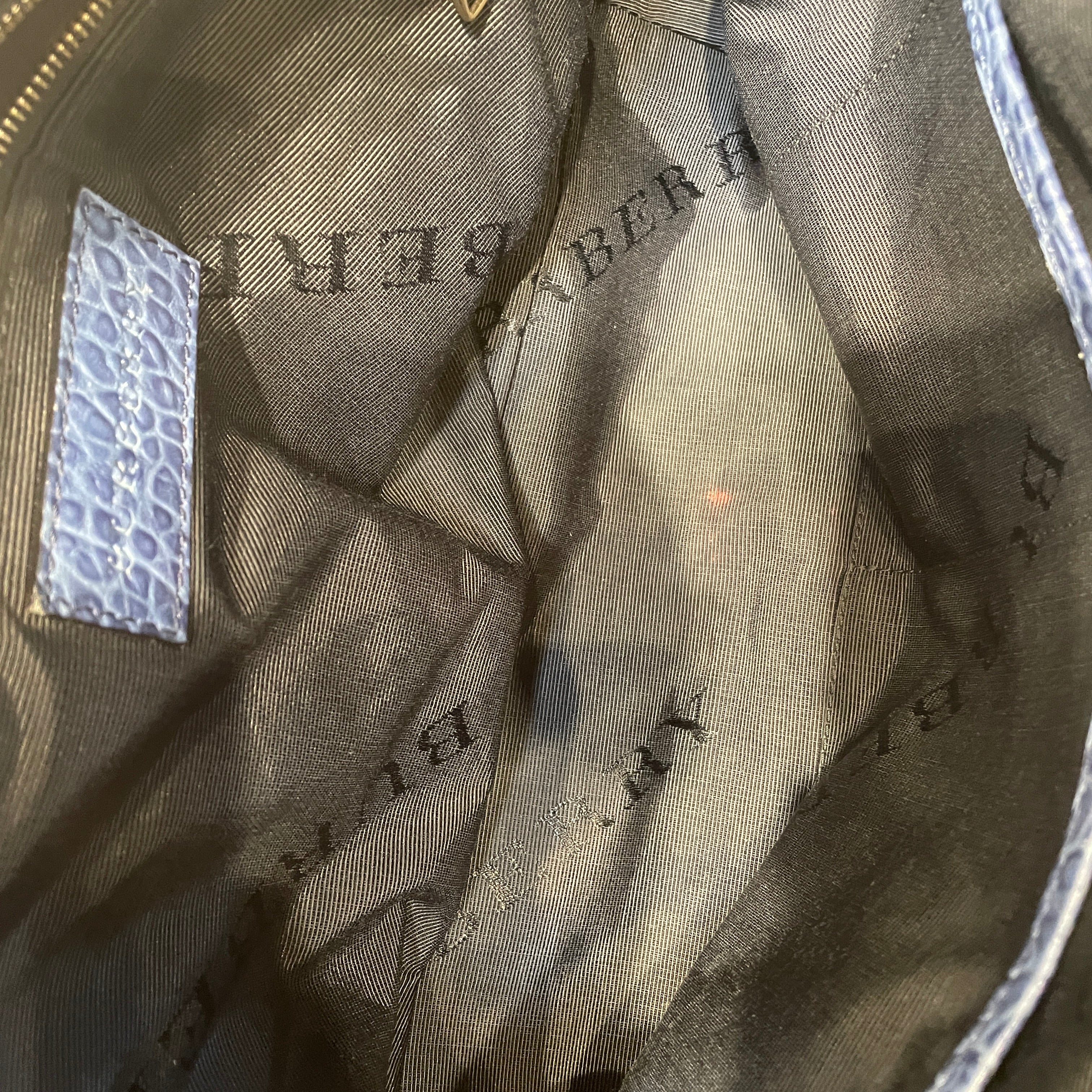 BURBERRY/Hand Bag/Leather/BLU/HERITAGE ALCHESTER BOWLING BAG view 5