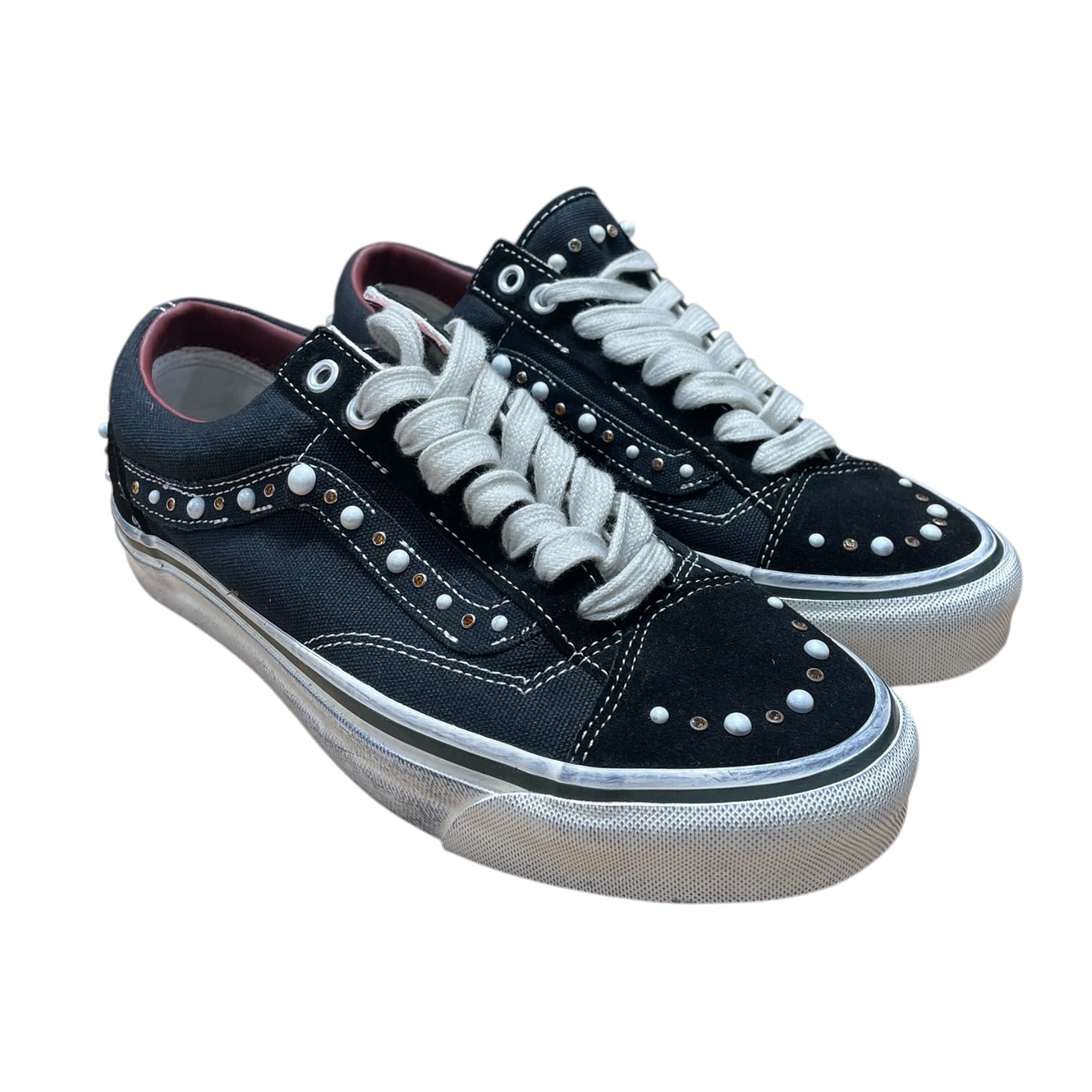 VANS/Low-Sneakers/US 9/Cotton/BLK/Pearlized Pack Black