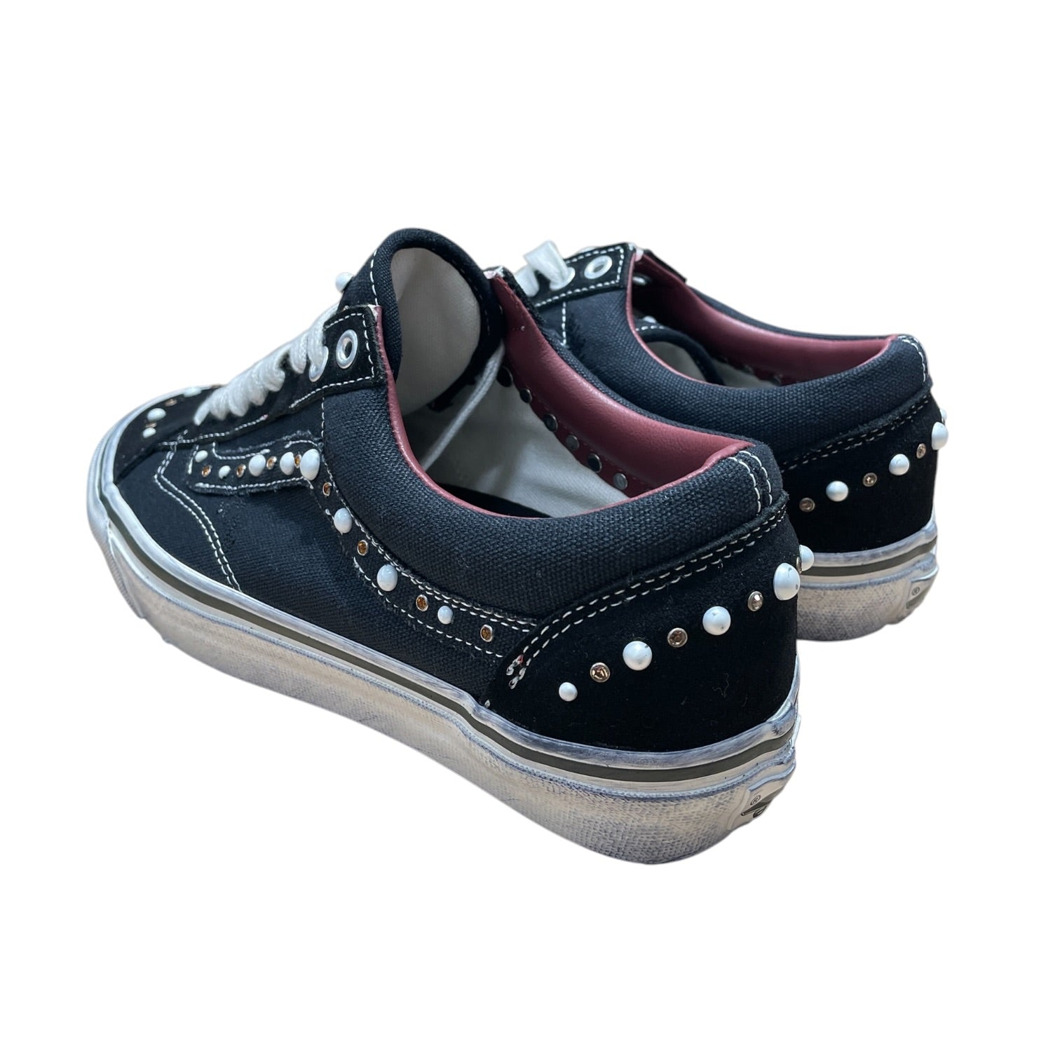 VANS/Low-Sneakers/US 9/Cotton/BLK/Pearlized Pack Black view 2