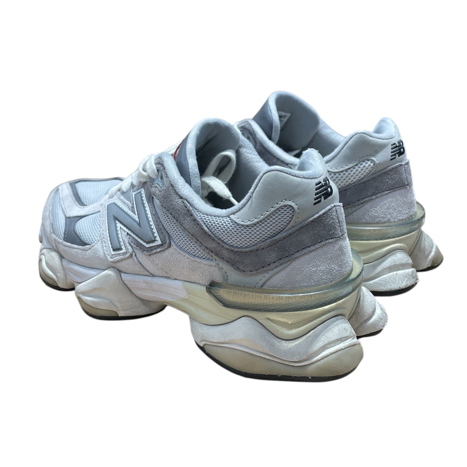 NEW BALANCE/Low-Sneakers/US 9/Nylon/GRY/9060 Sea Salt White Grey view 2