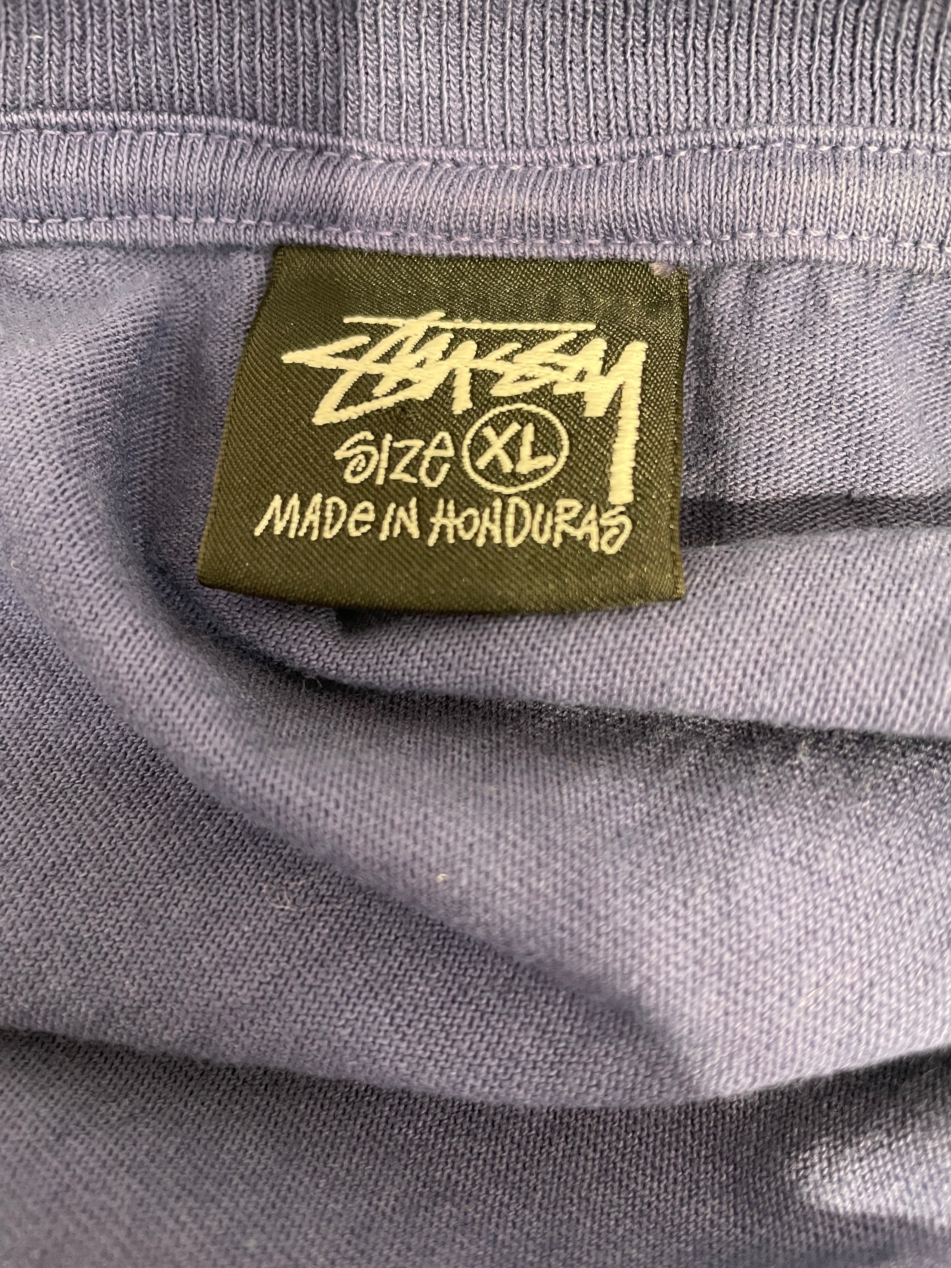 STUSSY/T-Shirt/XL/Cotton/BLU/ view 3
