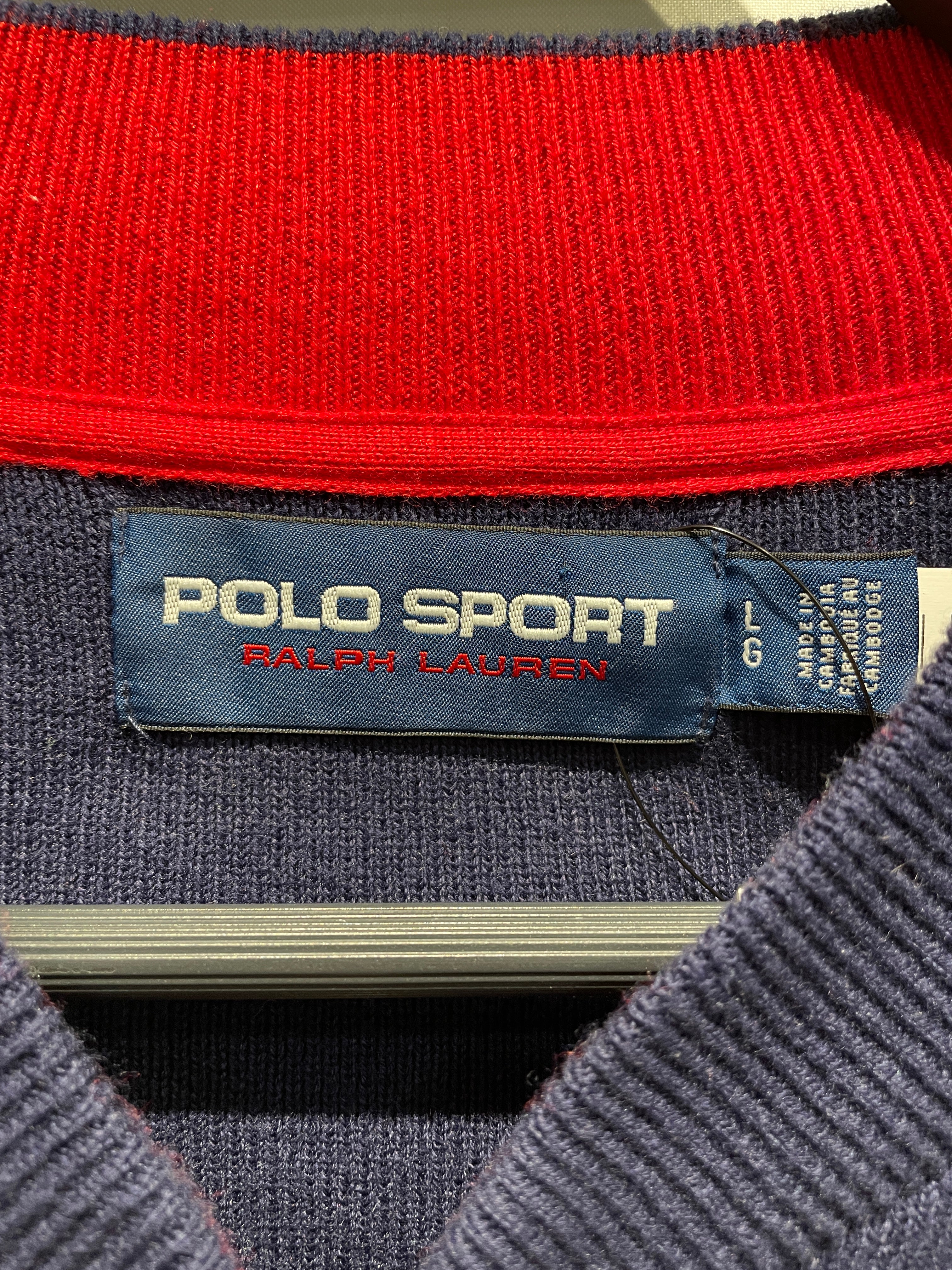 POLO SPORT/Sweater/L/Stripe/MLT/PSFC view 3