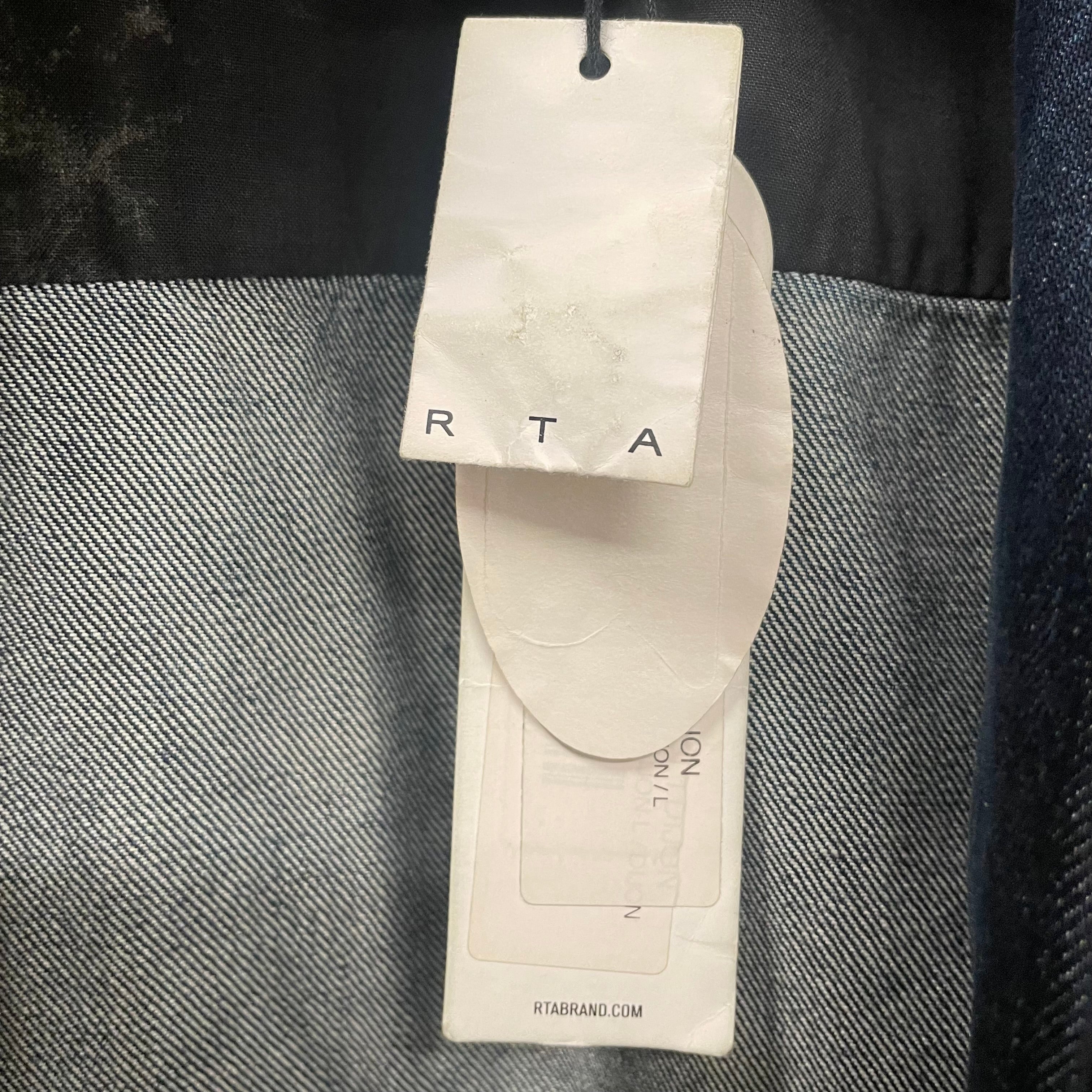 RTA/Denim Jkt/L/Cotton/GRN/BIKER view 4