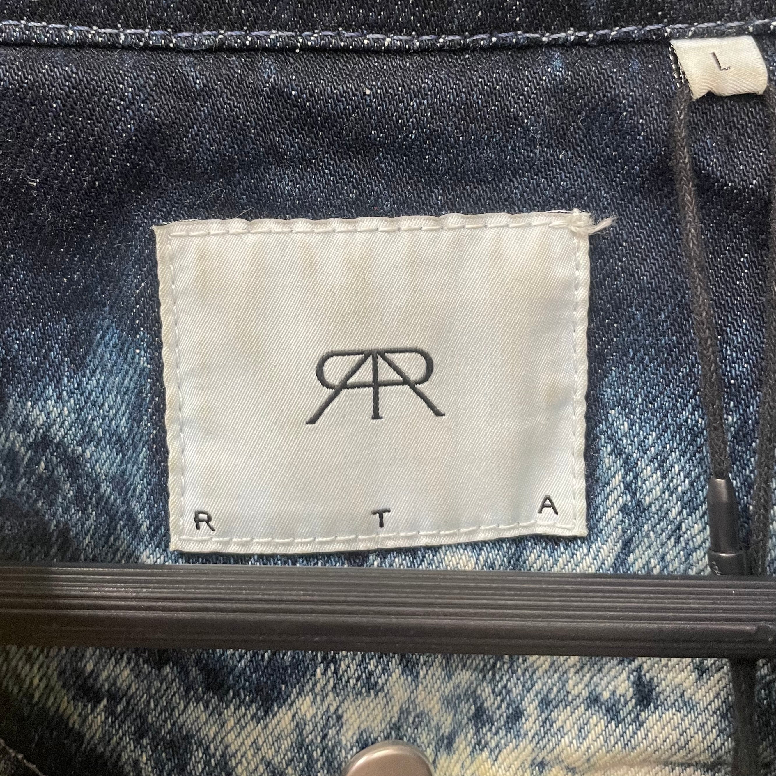 RTA/Denim Jkt/L/Cotton/GRN/BIKER view 3