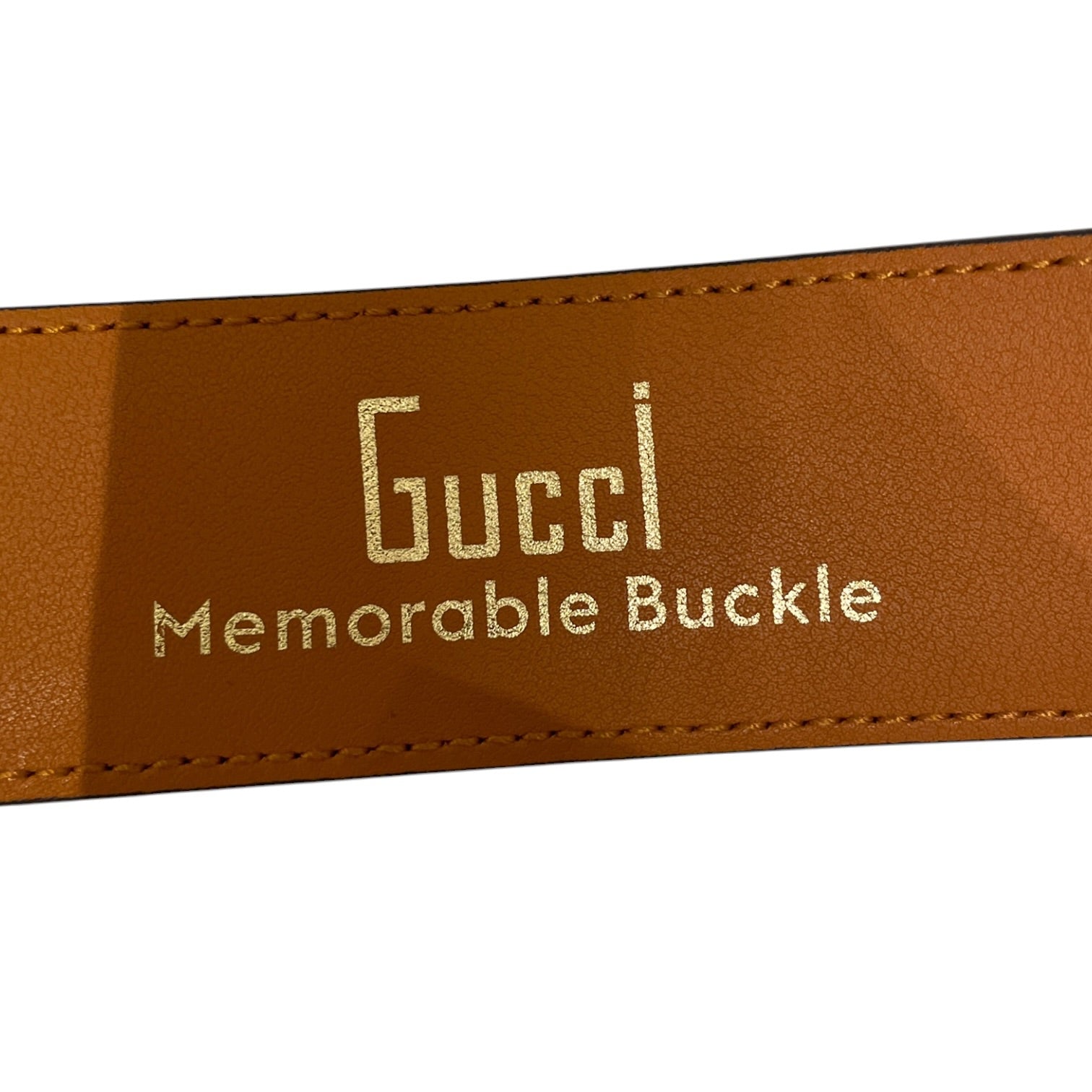 GUCCI/Belt/Stripe/Leather/CML/M's/MEMORABLE BUCKLE view 4