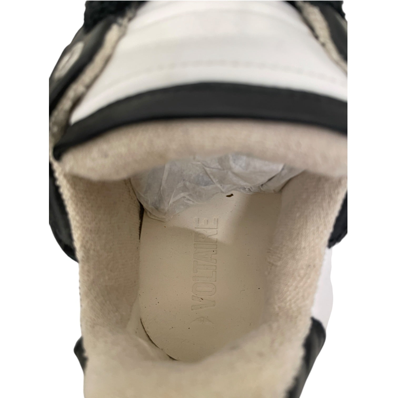 Zadig&Voltaire/Low-Sneakers/EU 43/Leather/WHT/FUZZY LACES view 3
